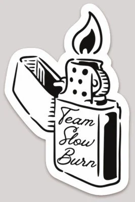 Slow Burn Lighter Sticker