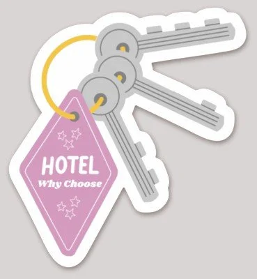 Hotel Why Choose - Hotel Key Sticker