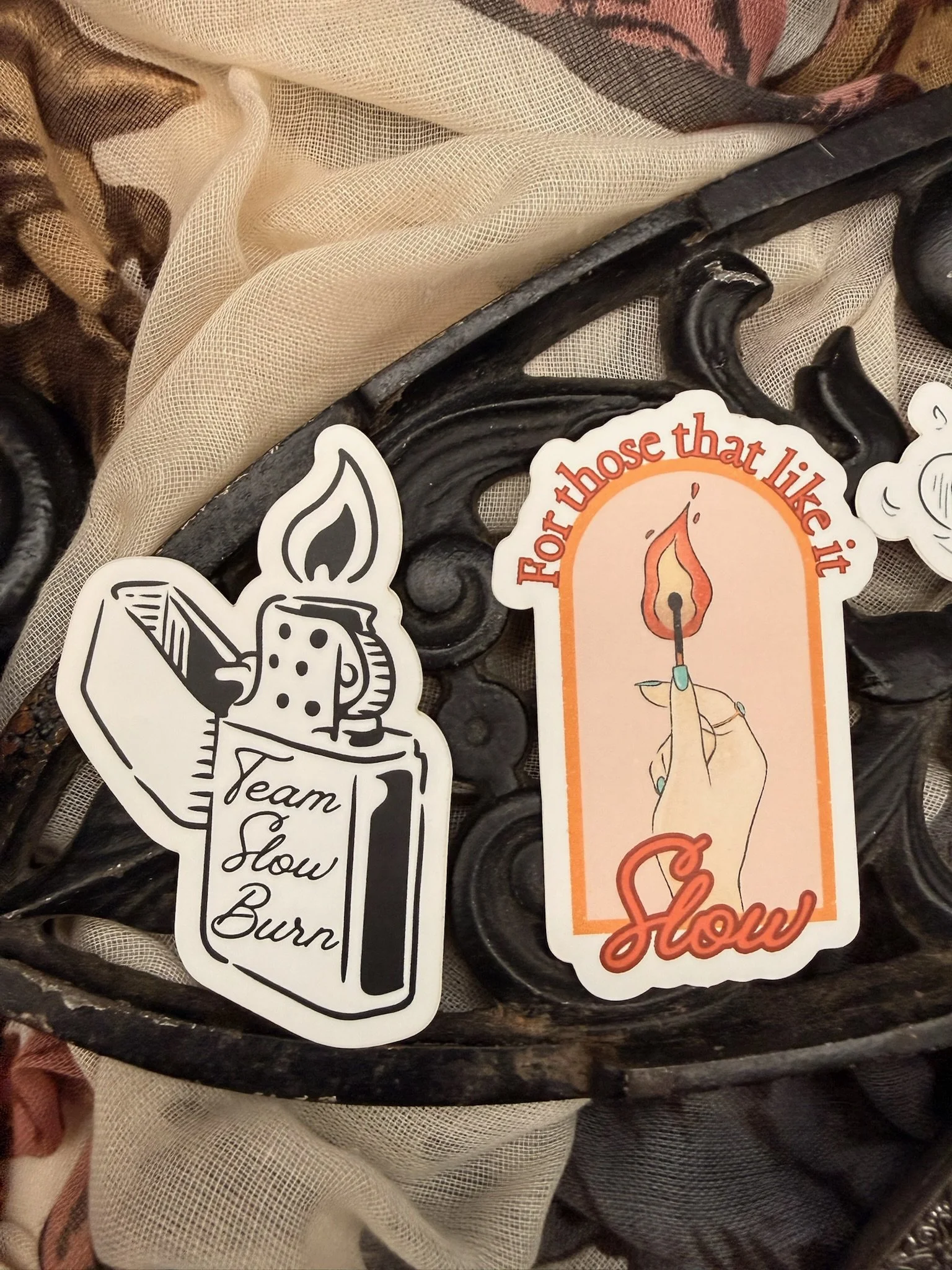 Slow Burn Sticker Large