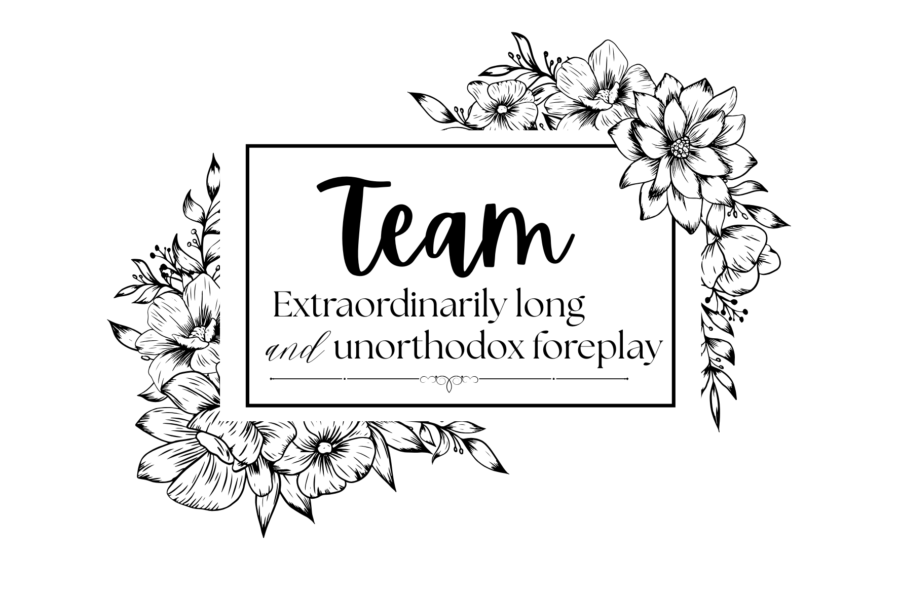Team Unorthodox Foreplay Sticker