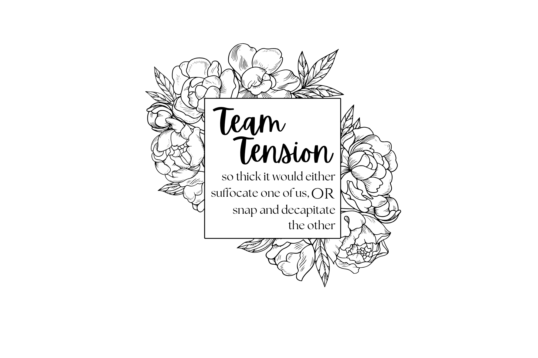 Team Tension Sticker