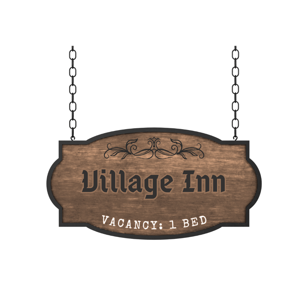 Village Inn - Vacancy One Sticker