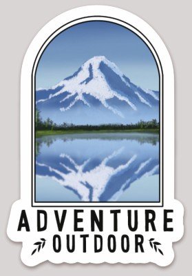Adventure Outdoors Sticker