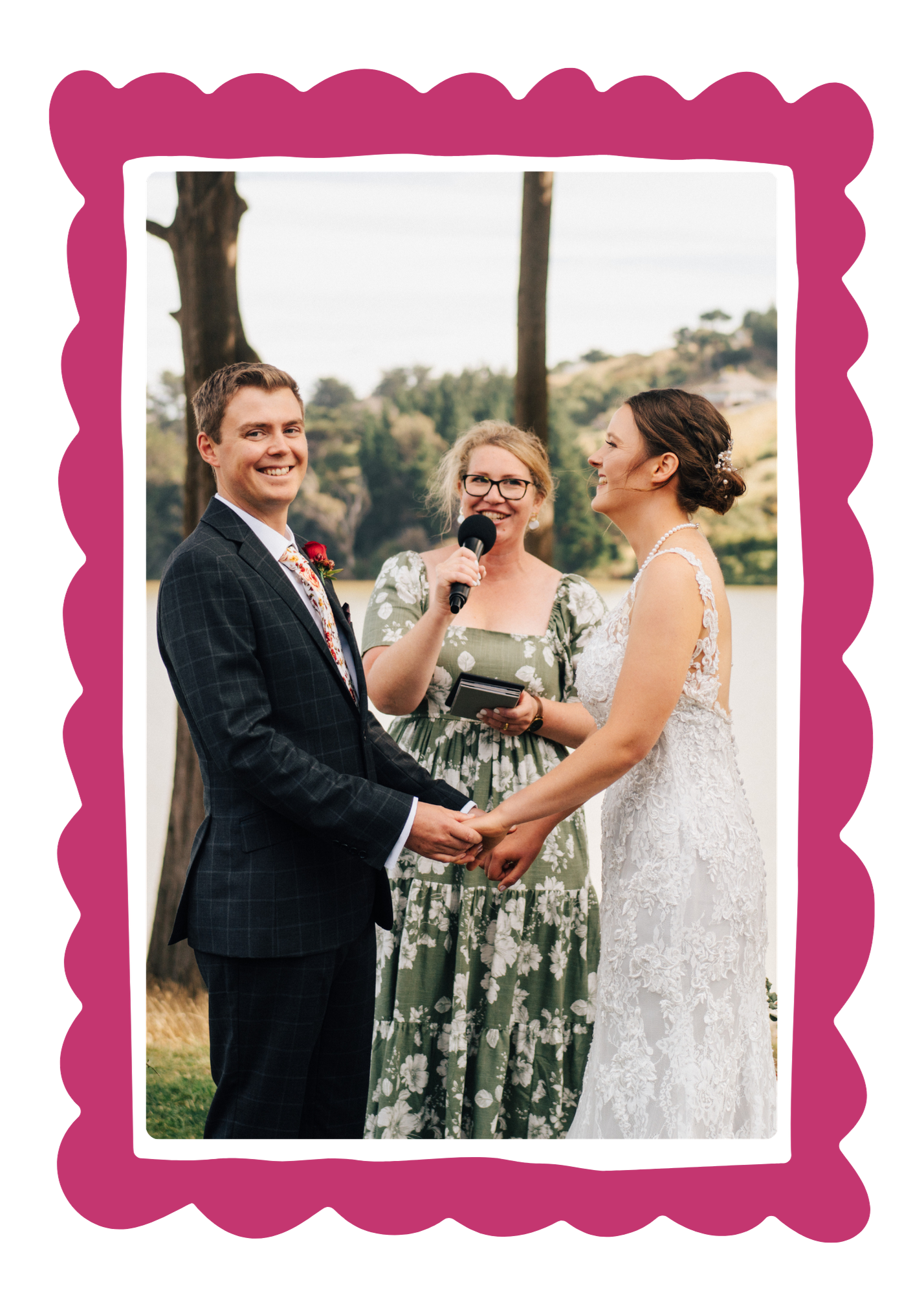 Wedding Ceremony Relaxed Mel Foster Dunedin Celebrant and MC
