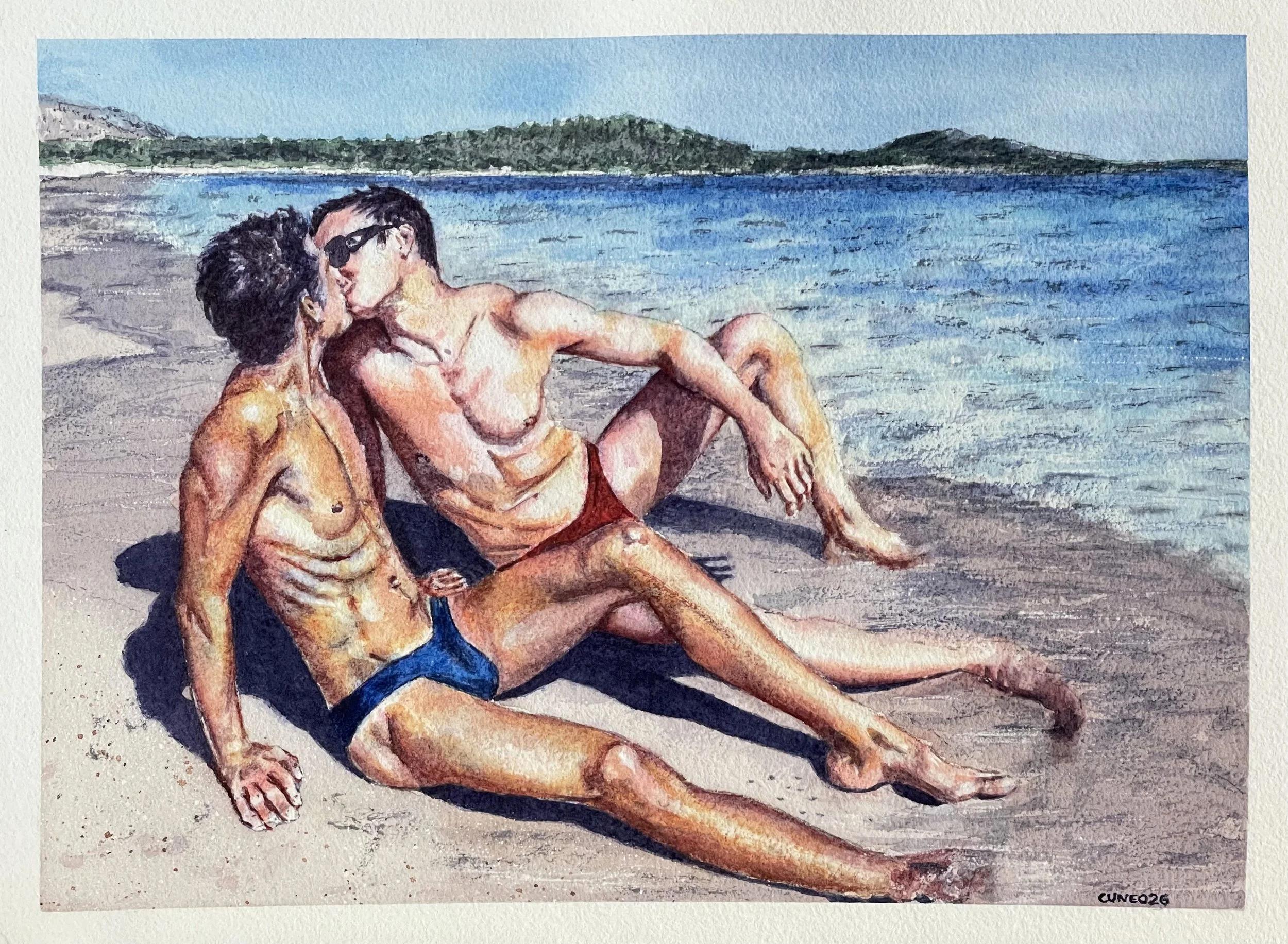 “Kiss by the Shore” — by: Juan Carlos Cuneo