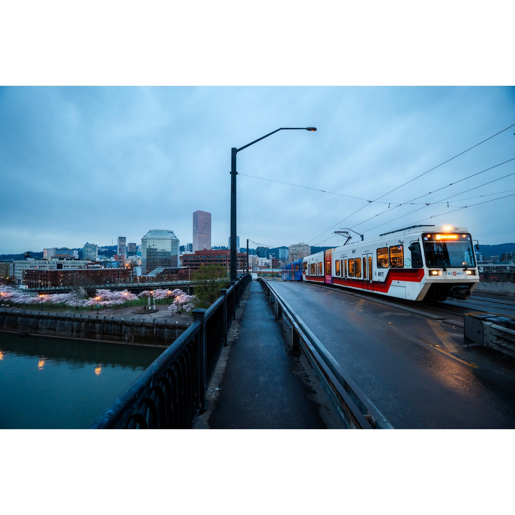 As the MAX passes by