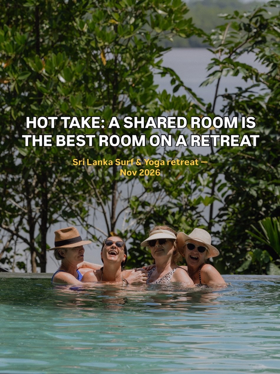 You&rsquo;d be crazy not to snap up some of the last spots. 

Link in bio for all the details. 

Sri Lanka surf &amp; yoga retreat Nov 1-7 2026 🏝️