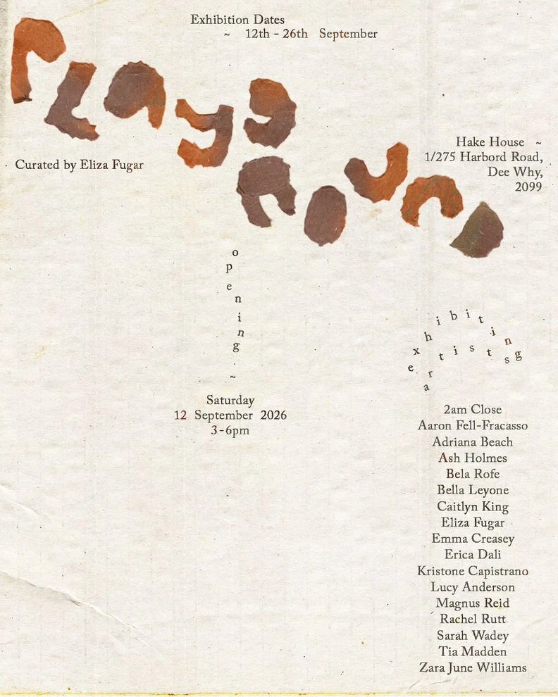 PLAYGROUND exhibition poster