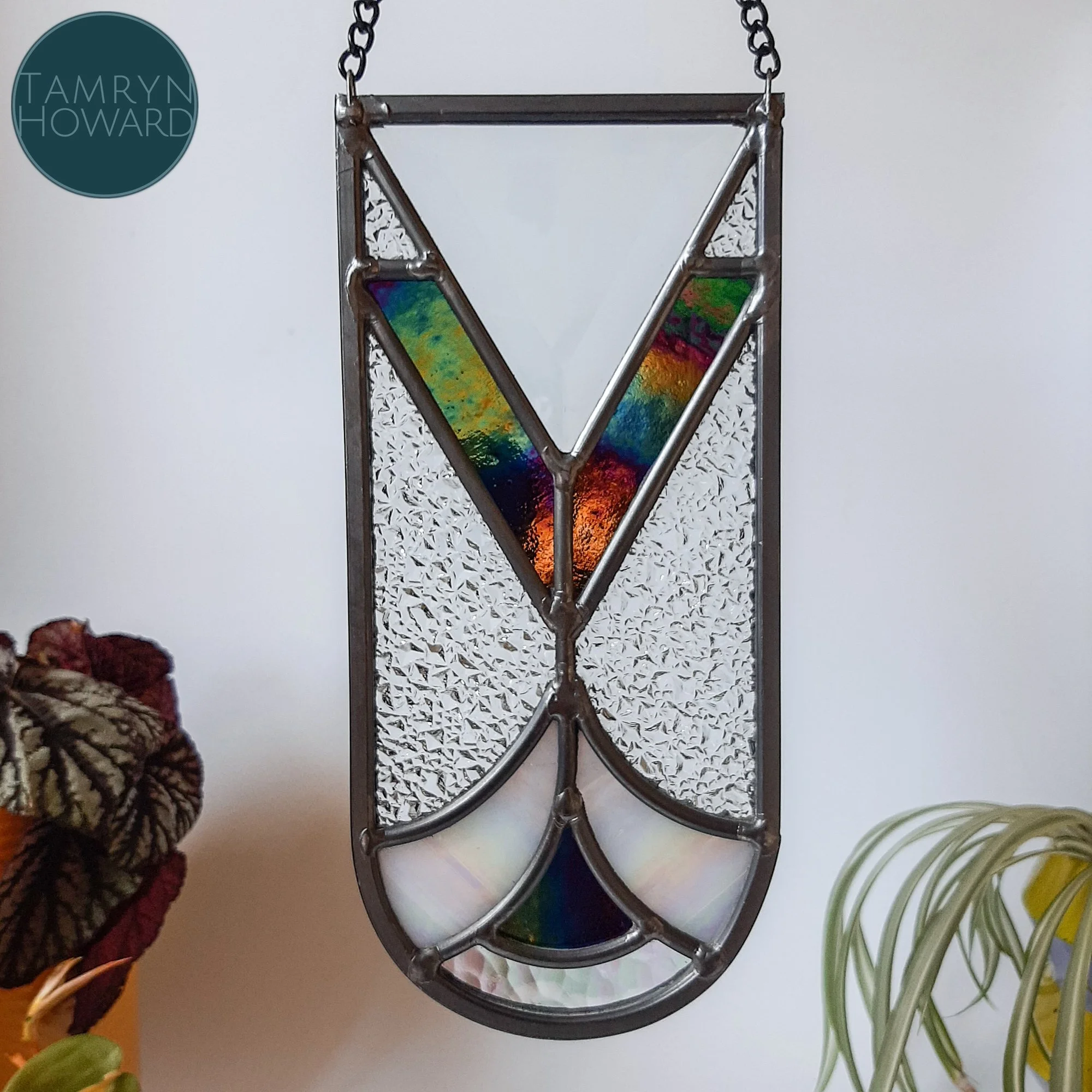 Medium suncatcher with triangle bevel