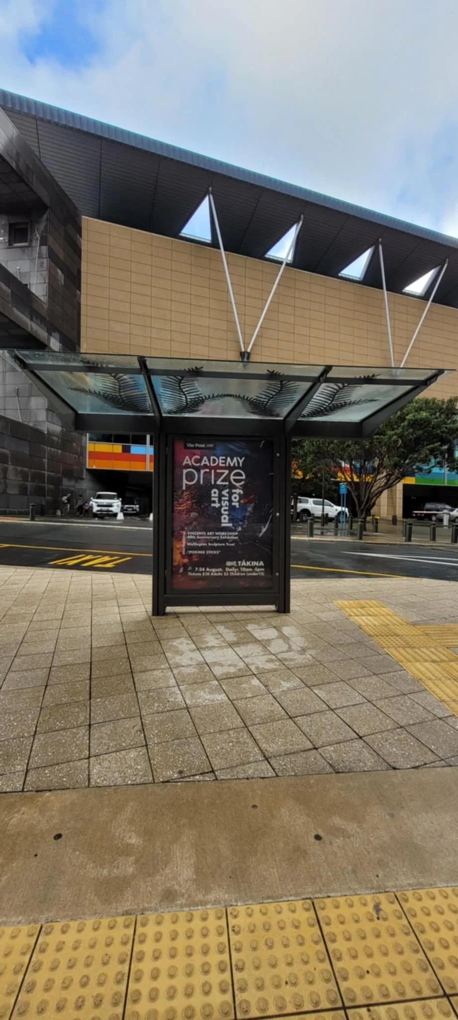NZAFA Academy Prize for Visual Art 2025 Bus Stop Poster