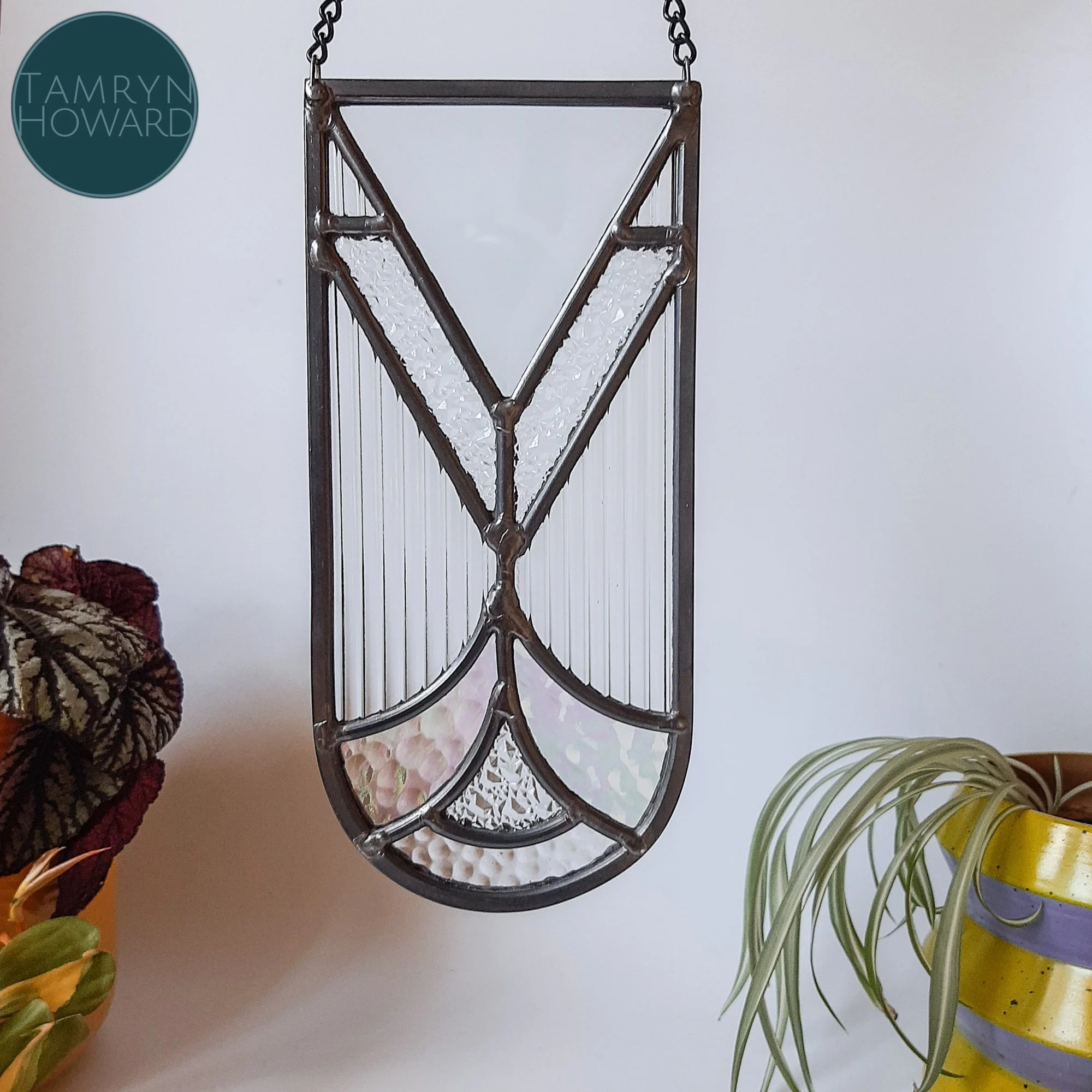 Medium suncatcher with triangle bevel