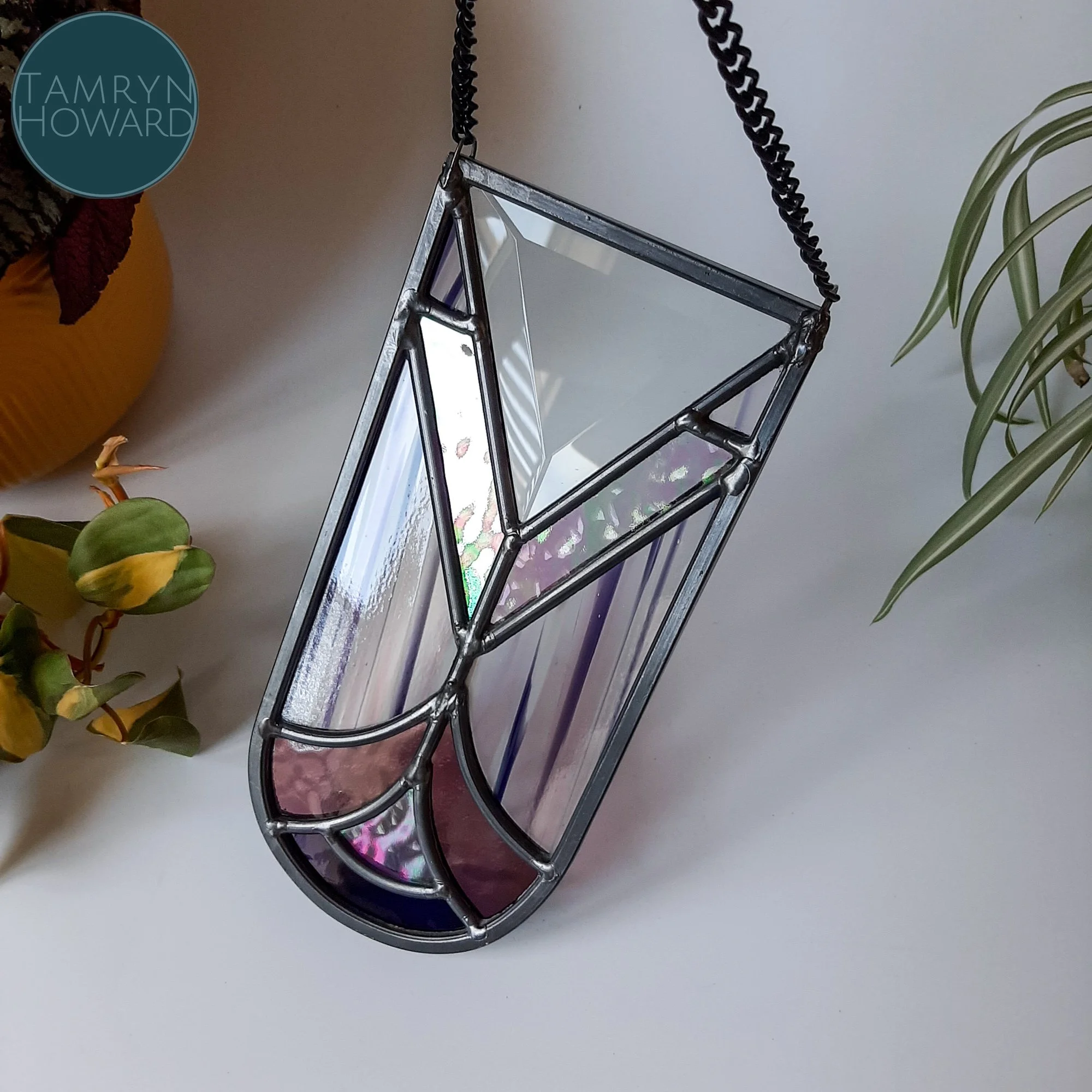 Medium suncatcher with triangle bevel