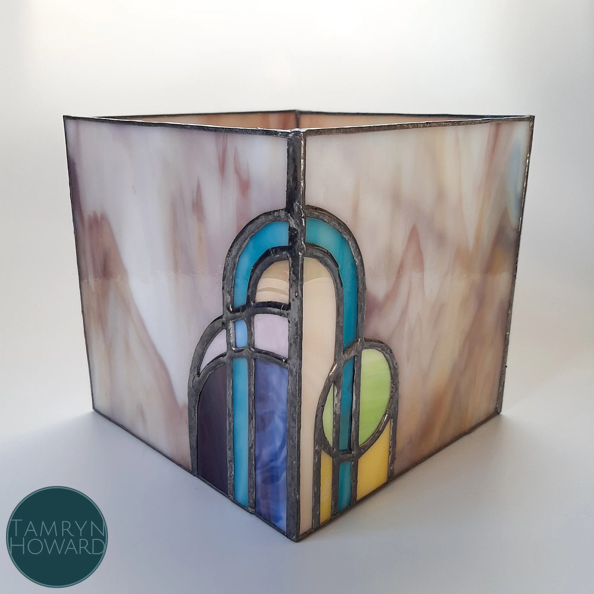 Art deco planter / candle holder