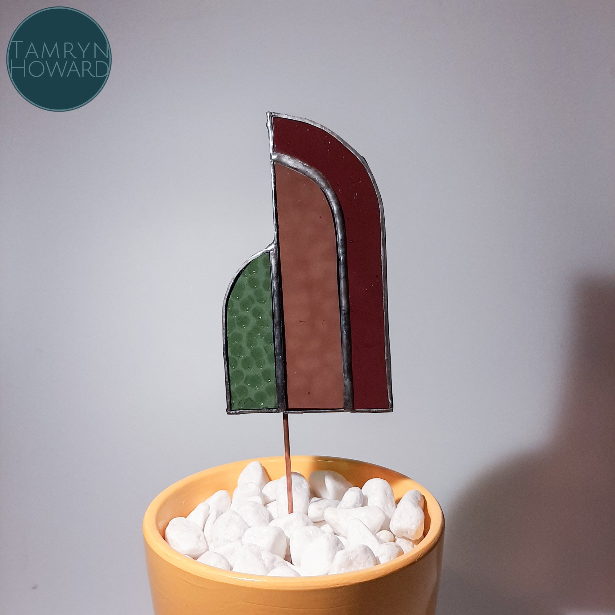 Art deco arch plant stakes