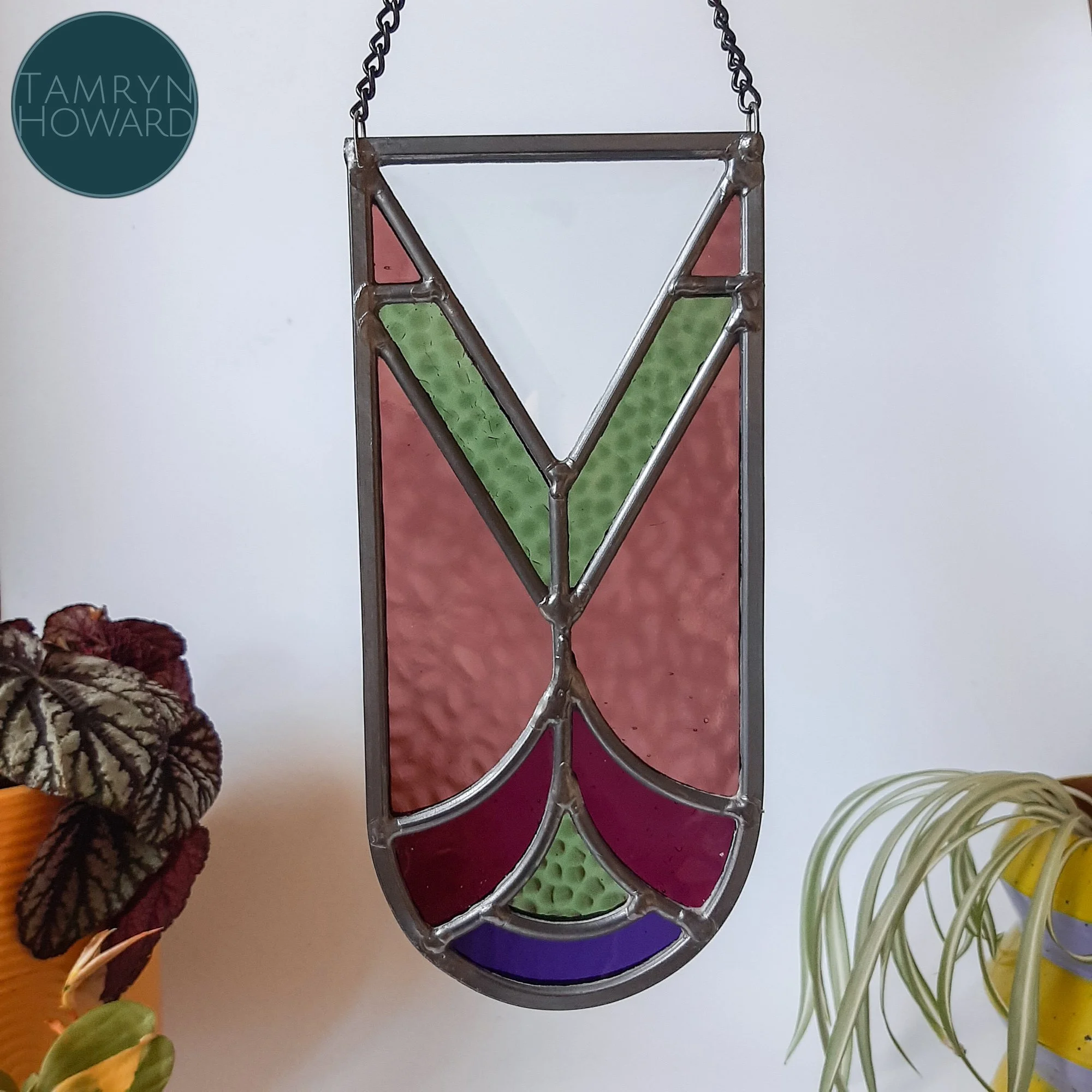 Medium suncatcher with triangle bevel