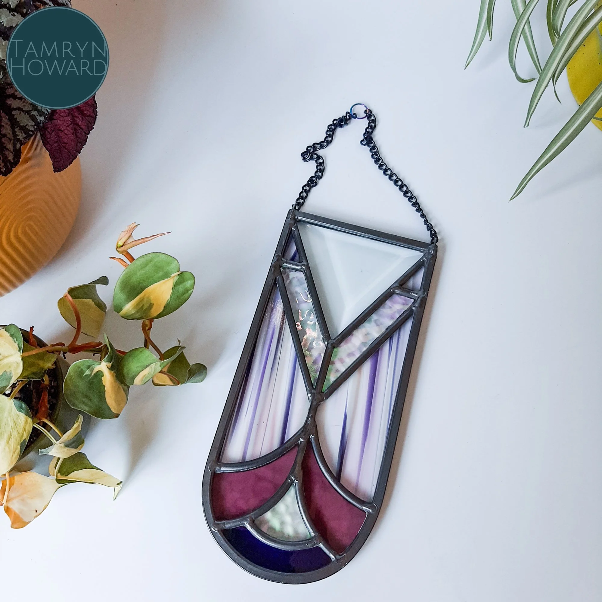 Medium suncatcher with triangle bevel