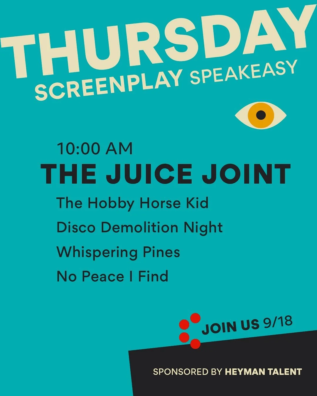 Our festival doesn&rsquo;t just feature fully realized films &mdash; our passion for supporting filmmakers reaches all levels and stages of the filmmaking process! 🎥🫶

This year&rsquo;s Screenplay Speakeasy (previously known as the Screenplay Salon