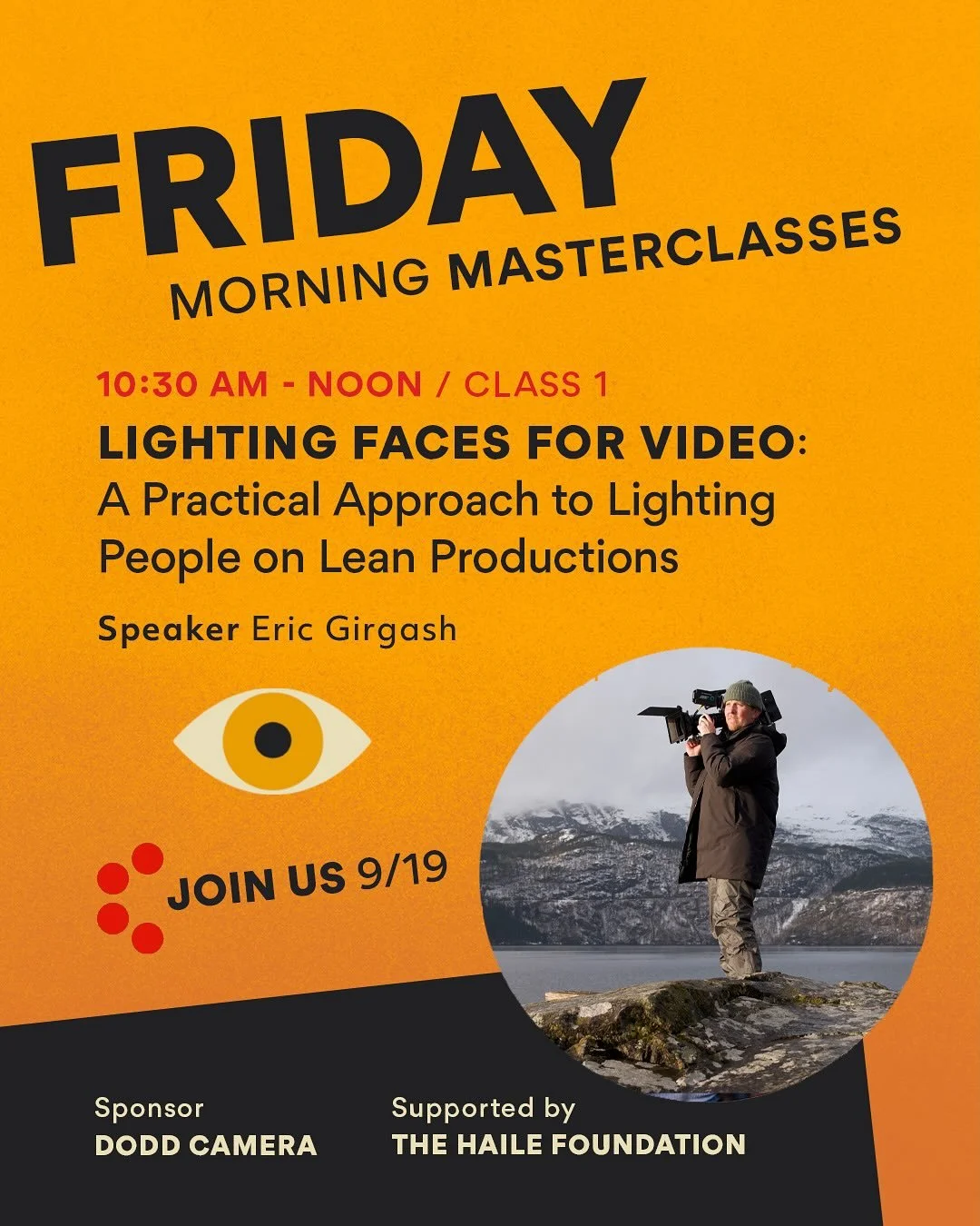 Mark your schedules &mdash; class is soon to be in session! 🎥🤓

The Friday 9/19 masterclasses at the 2025 Cindependent Film Fest are for filmmakers at all stages and all ages of their filmmaking journeys! 🎬

Interested in getting your project off 