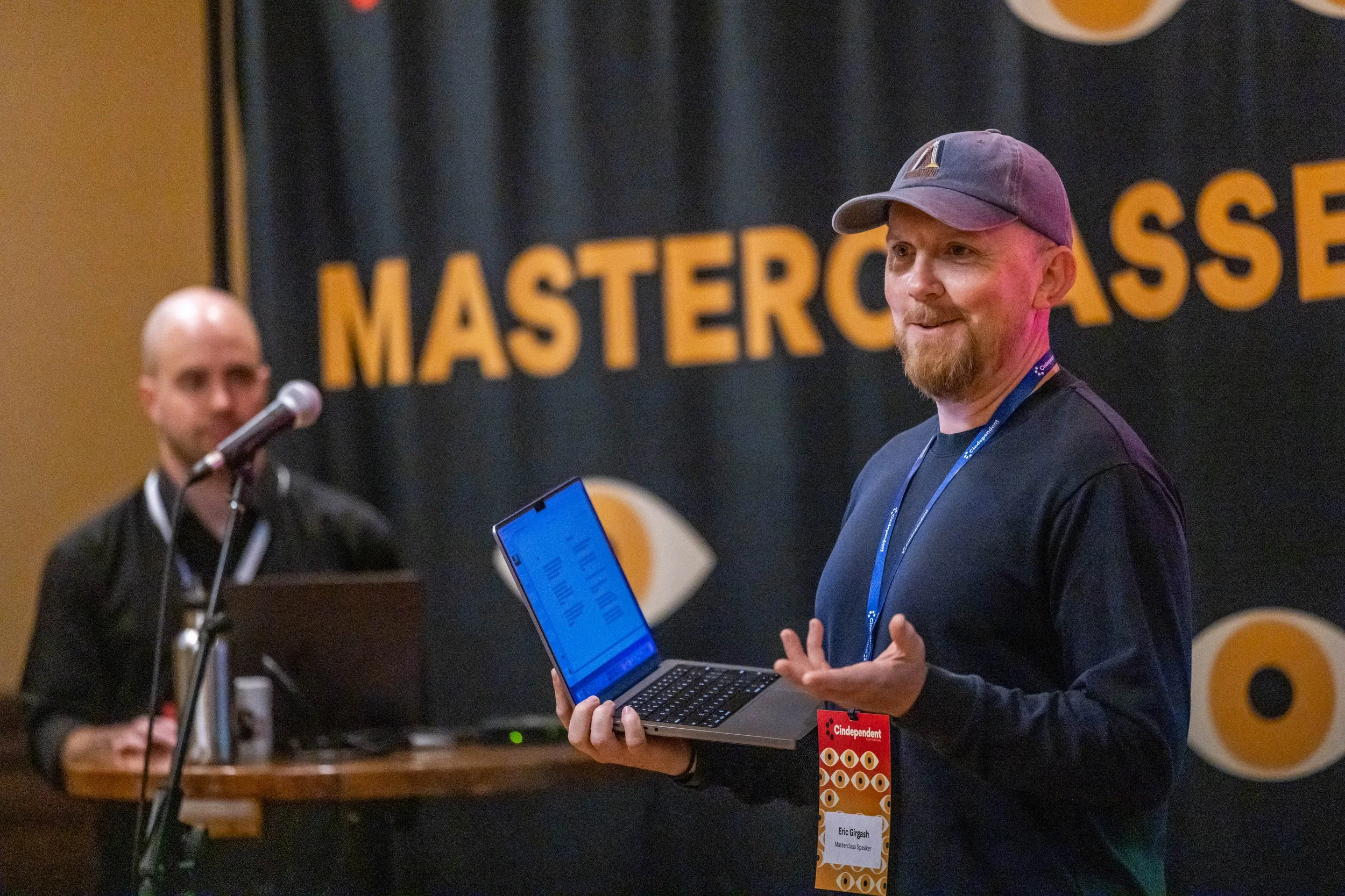 A man leading one of the masterclasses at the festival