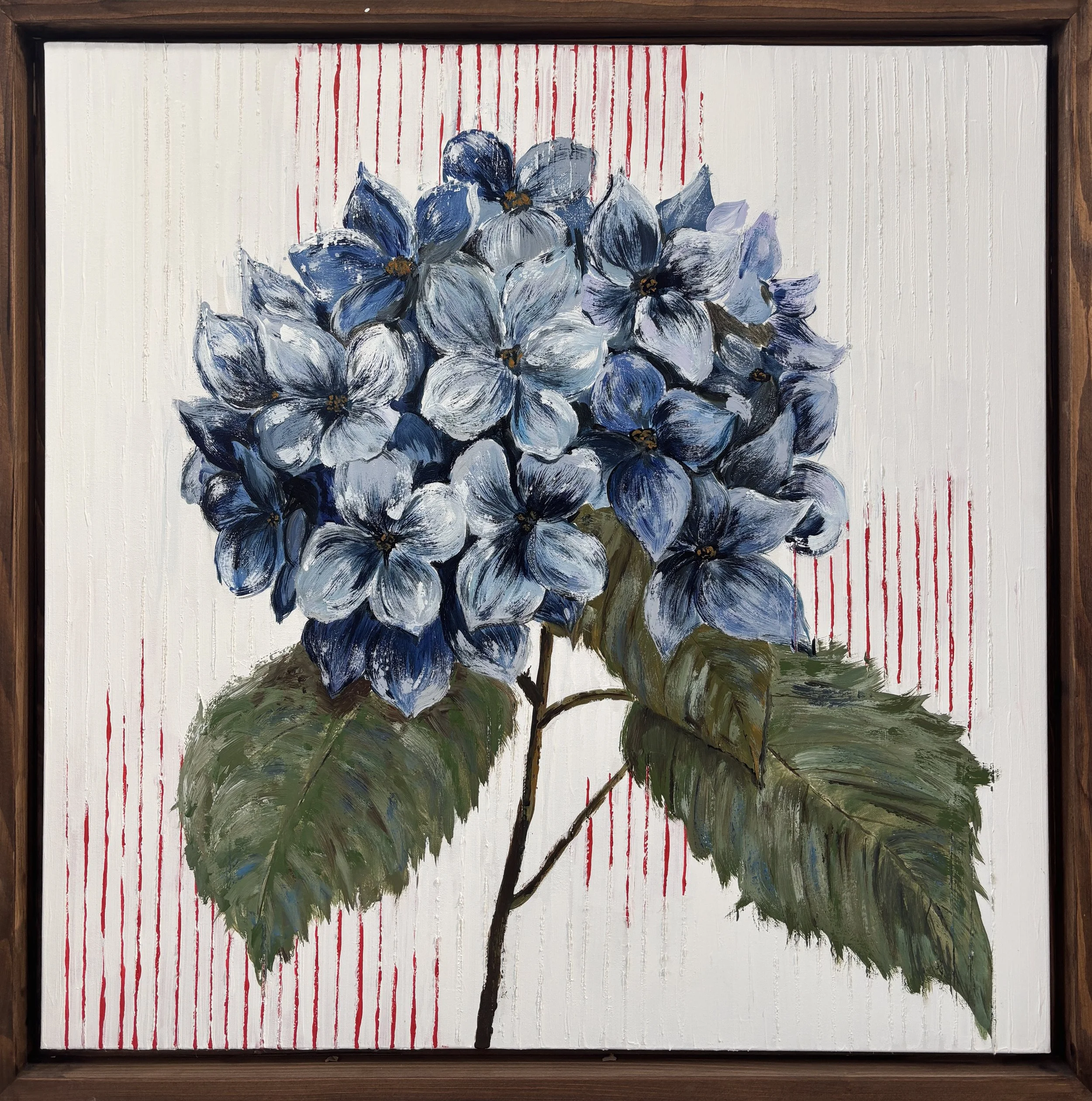 'Bloom I' 60x60cm Acrylic on Canvas SOLD