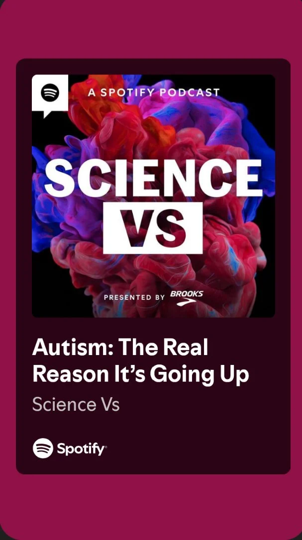 A photo of the podcast: " Autism: The Real Reason It's Going Up"