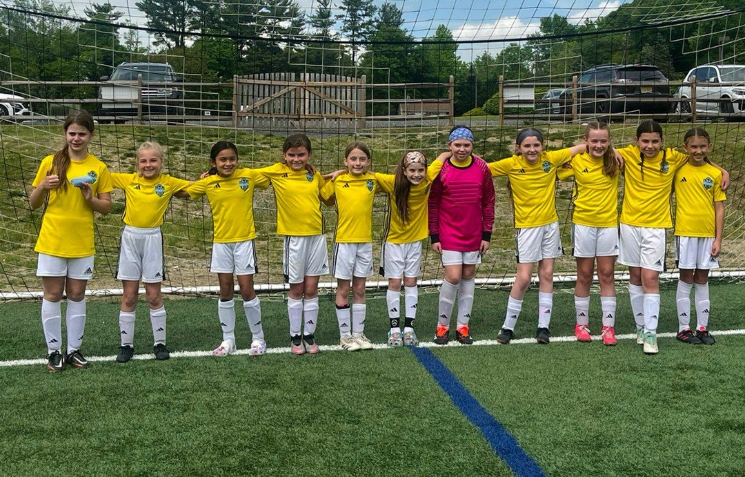 Congratulations to our Terriers 2014 (U10) girls team for finishing in second place in their spring season flight while playing up a year at U11! They finished with a record of 7W, 2D, 1L in their first time competing at 9v9. Well done, Terriers! 💪⚽