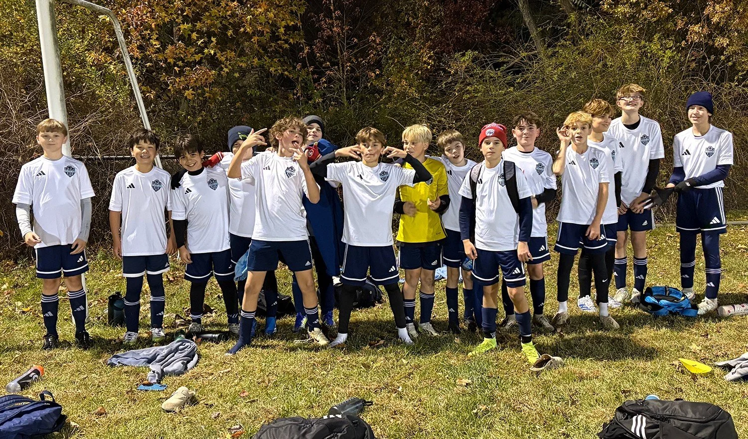 The COSC Titans 2013 Boys finished their SJSL fall season strong by playing the first place team to a draw under the lights! 💪⚽