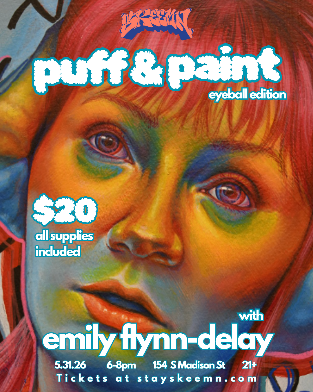 Puff N Paint Ticket (May)