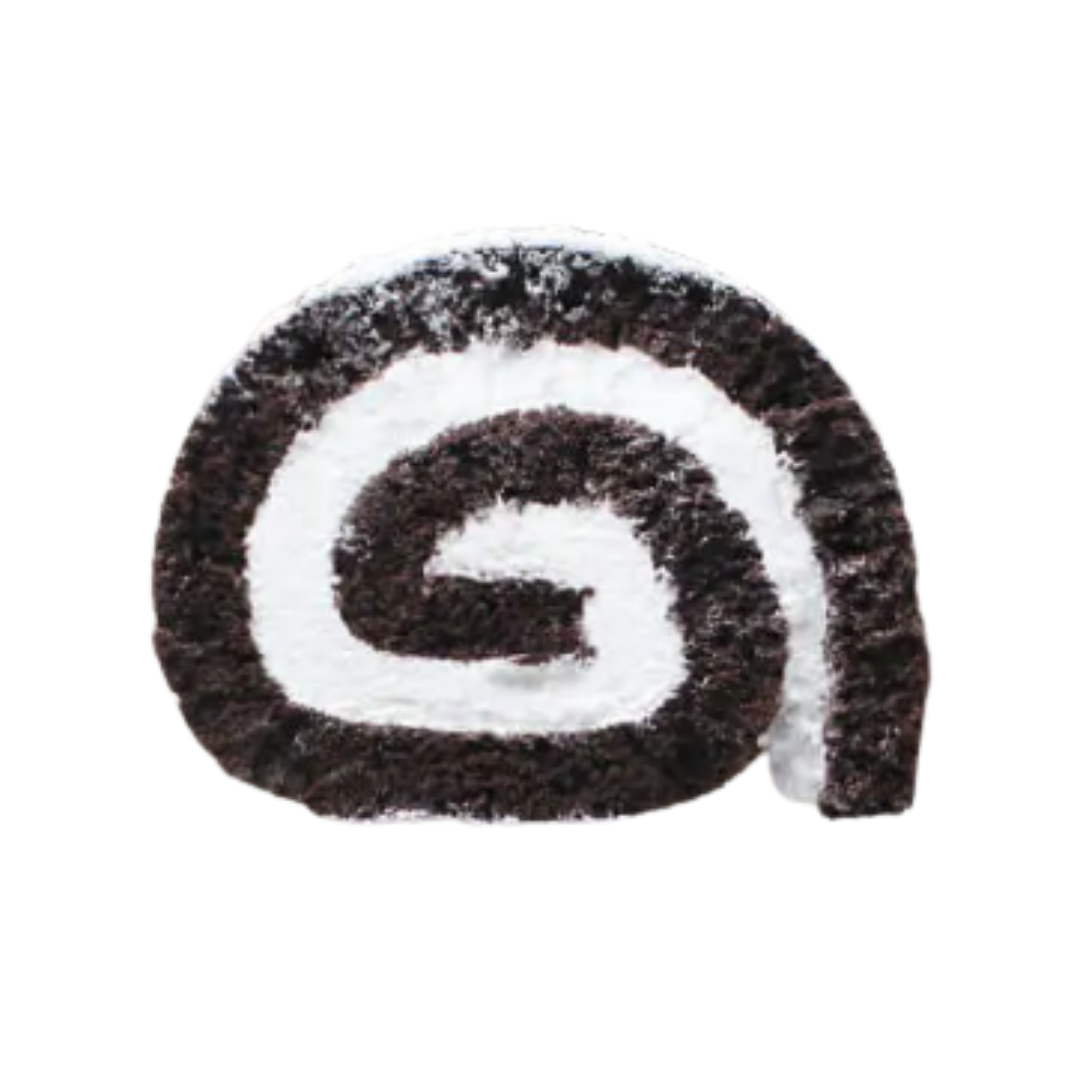 Cross Section of Chocolate Créme Cake Roll 