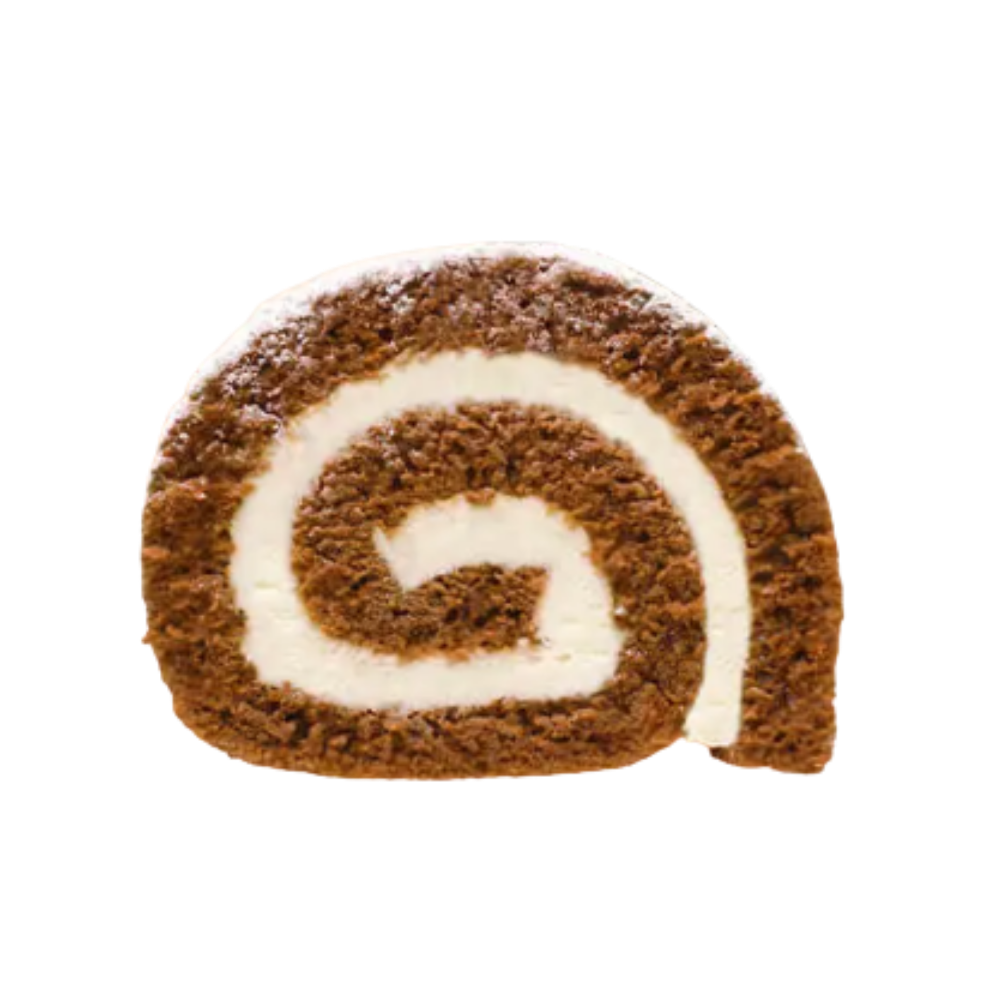 Cross Section of Pumpkin Cake Roll 