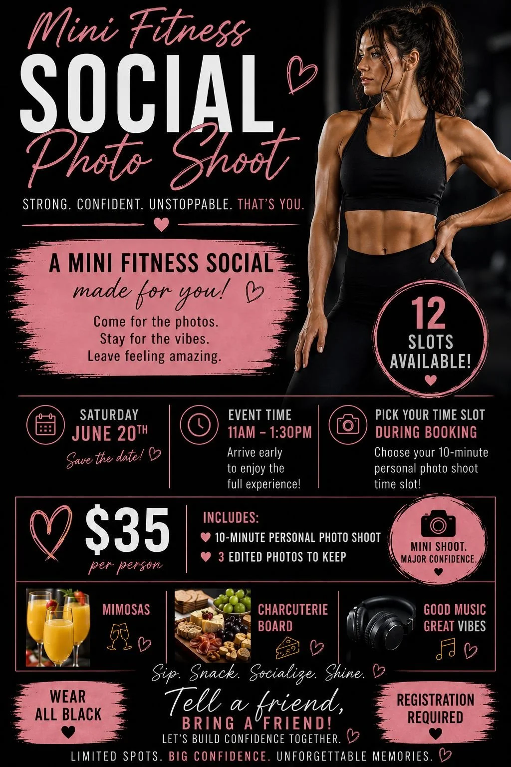 Mini Fitness Social Photo Shoot