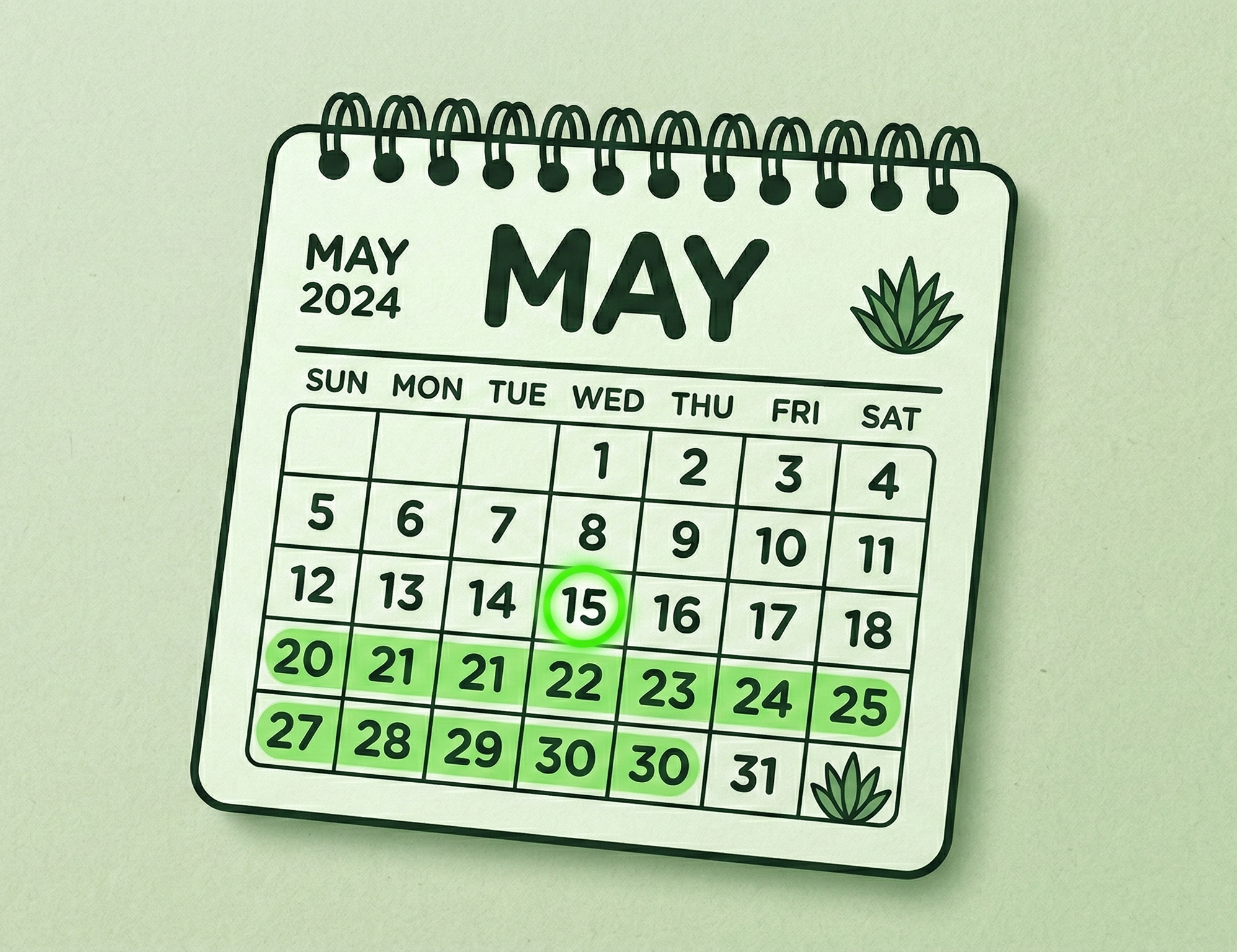 Calendar icon for scheduling an online Suboxone appointment at Better Life MD in Indiana.