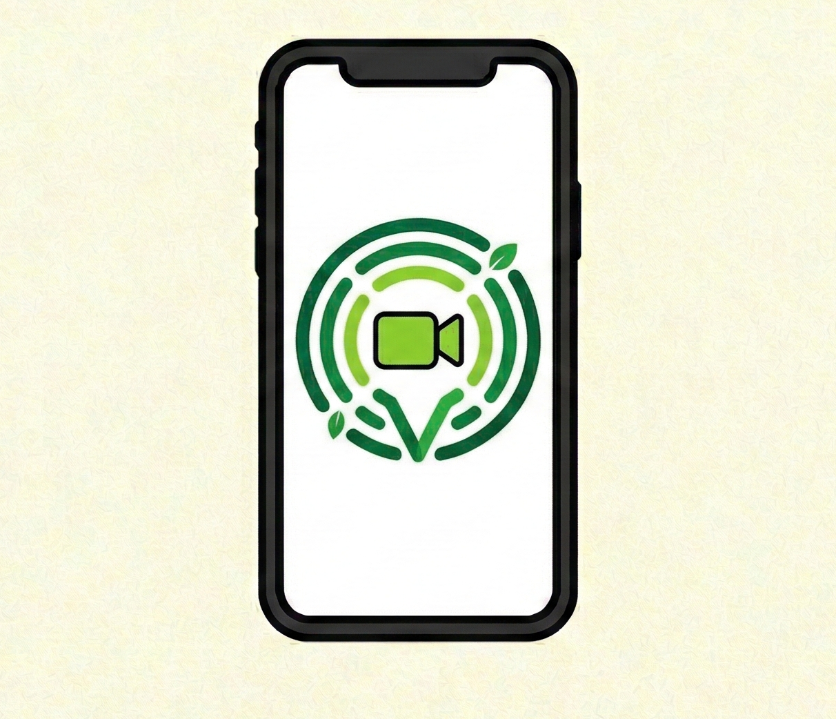 Smartphone representing a secure video visit with an Indiana licensed medical provider.