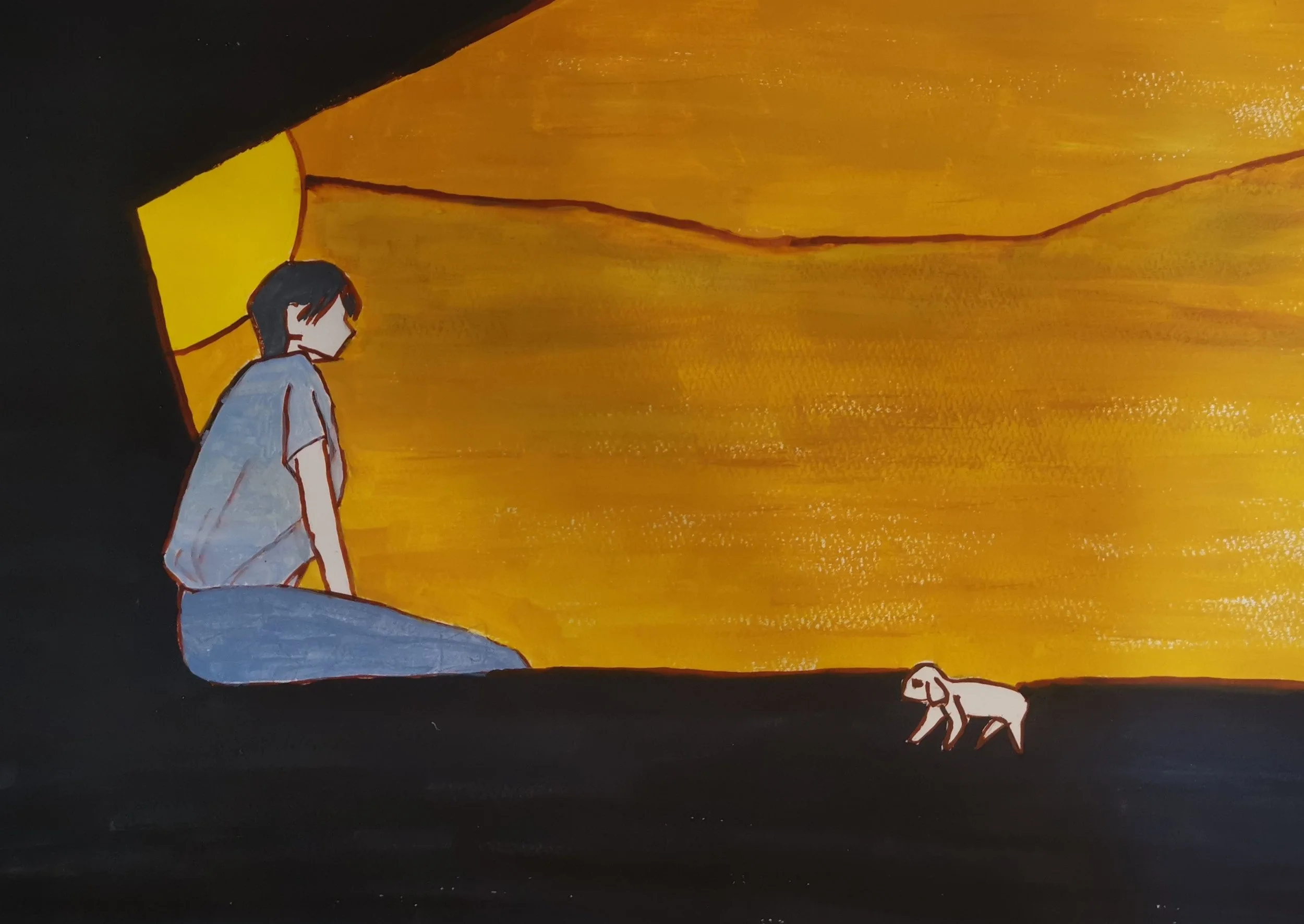 scratch-Yuliang and his cat