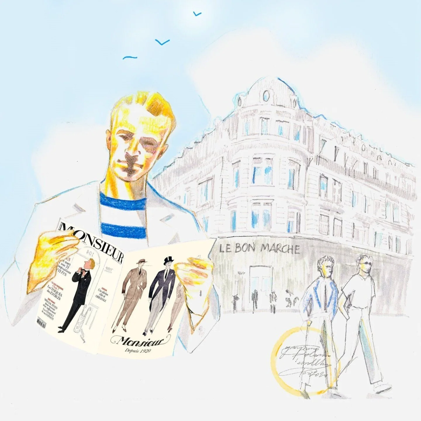 Bon Marché- Illustrazioni -Monsieur.jpg