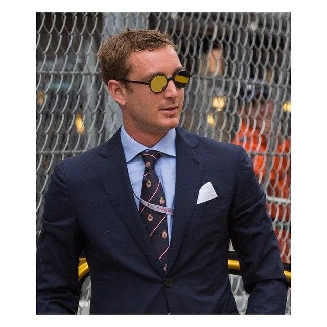 Pierre Casiraghi wearing Reunion model