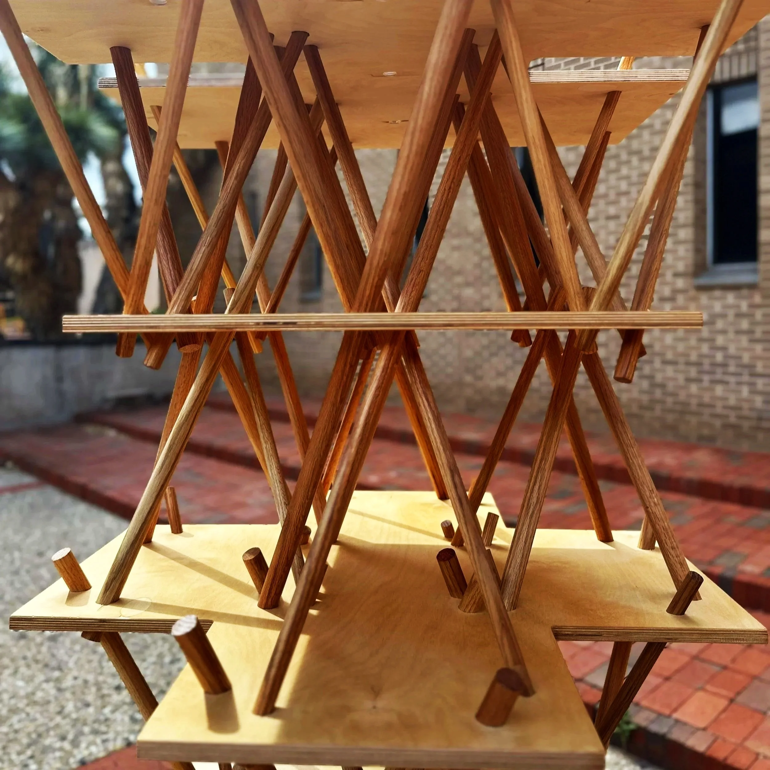 TDRL - Timber Dowel Reciprocal Lattice