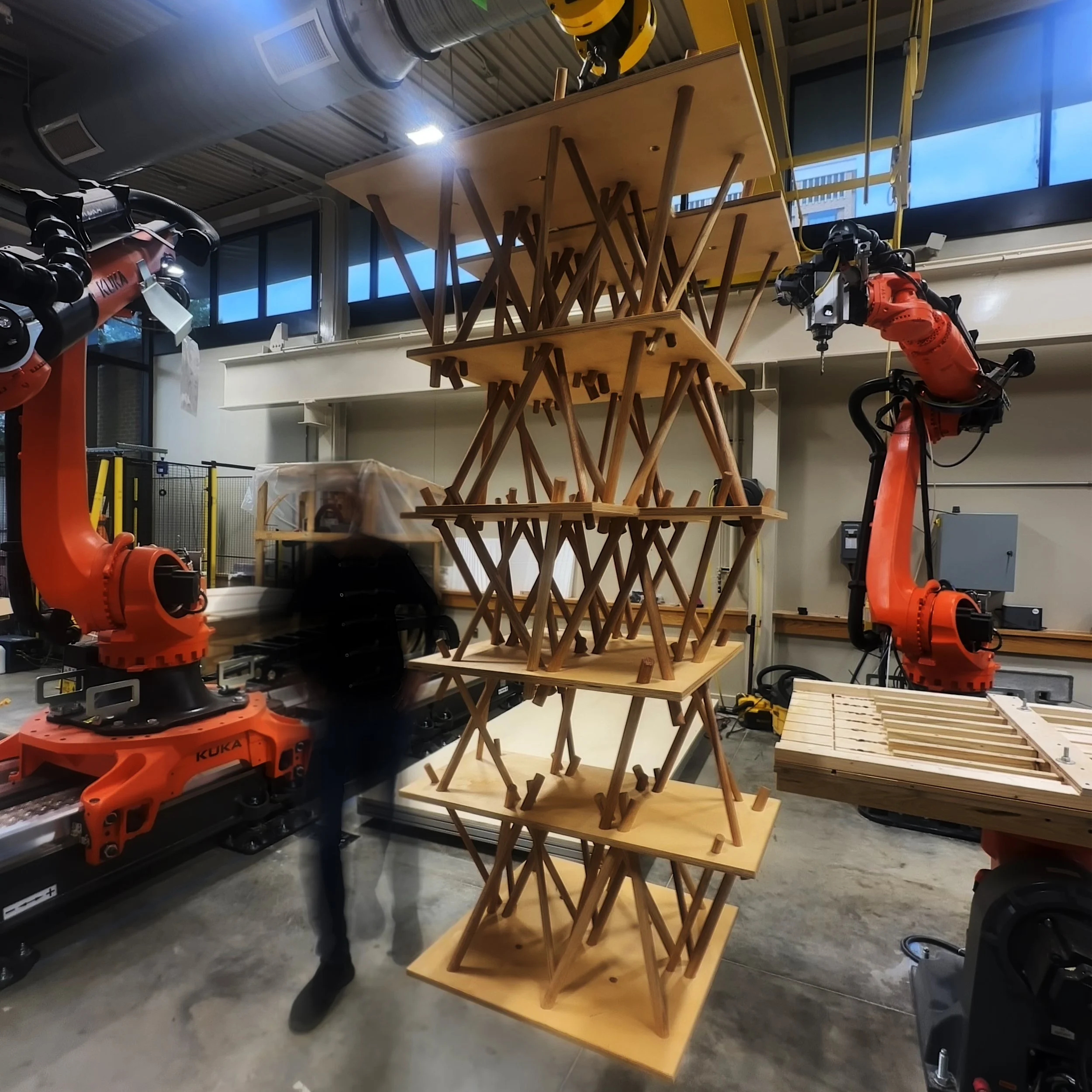 TDRL - Timber Dowel Reciprocal Lattice System