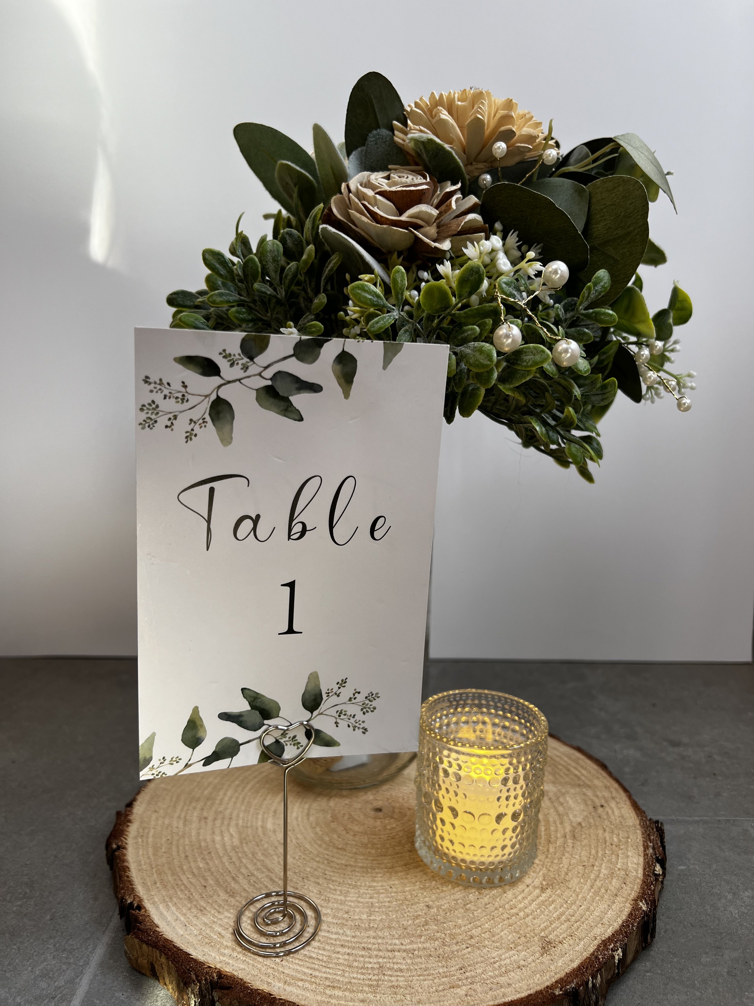 Table Number with stand