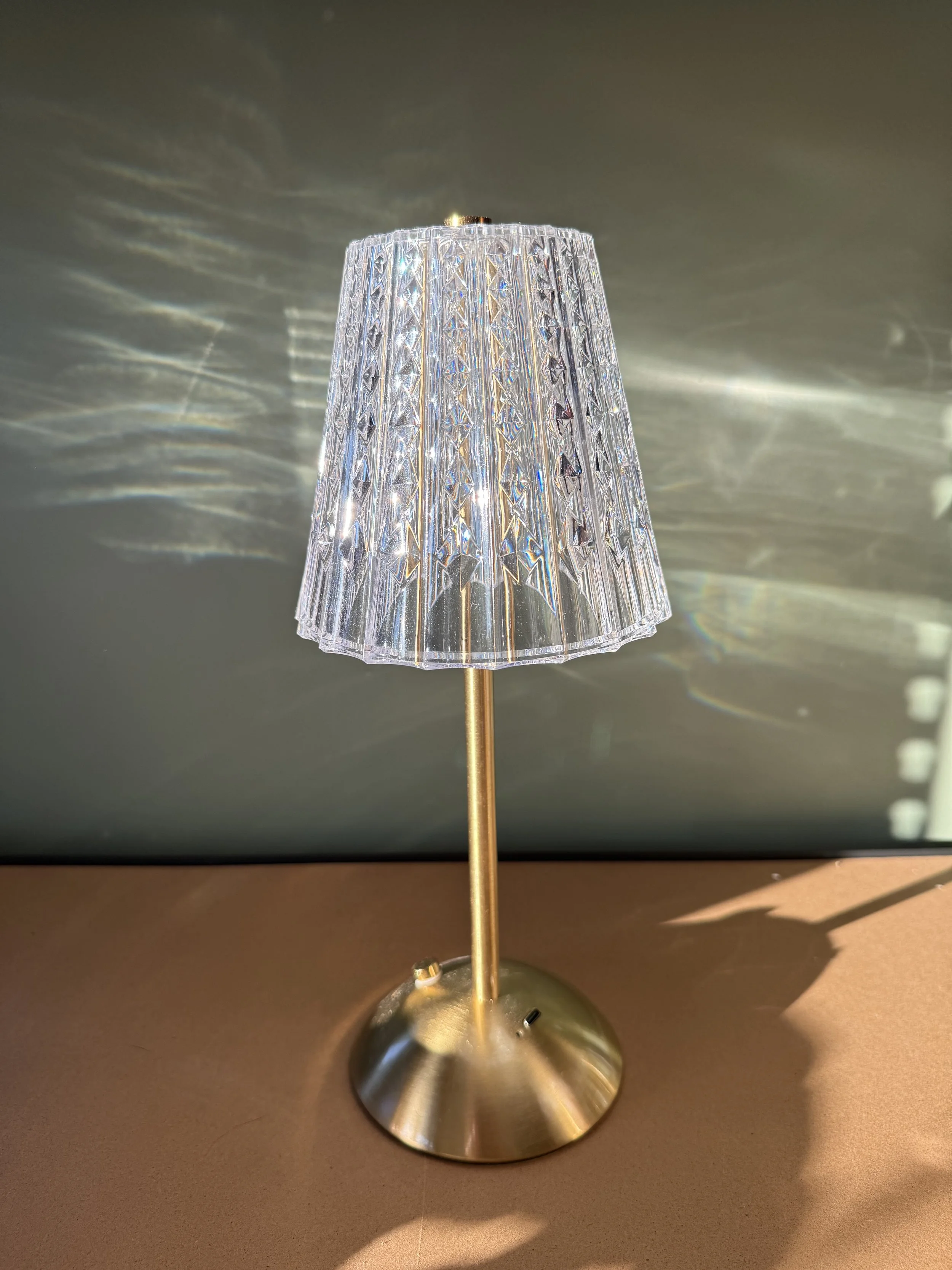 "Crystal" Lamps - $4 each (4 available)