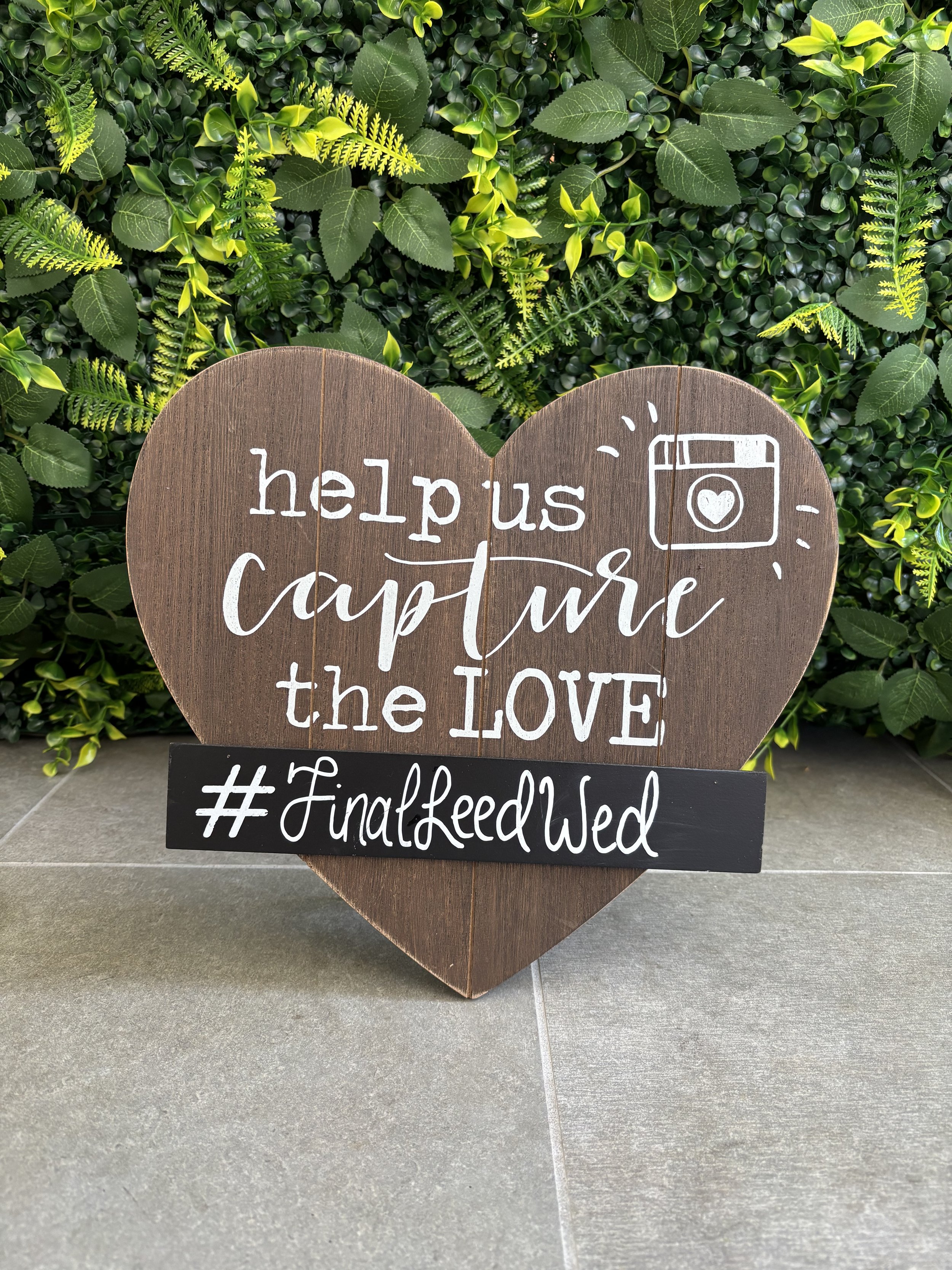 Customizable Hashtag sign - $2