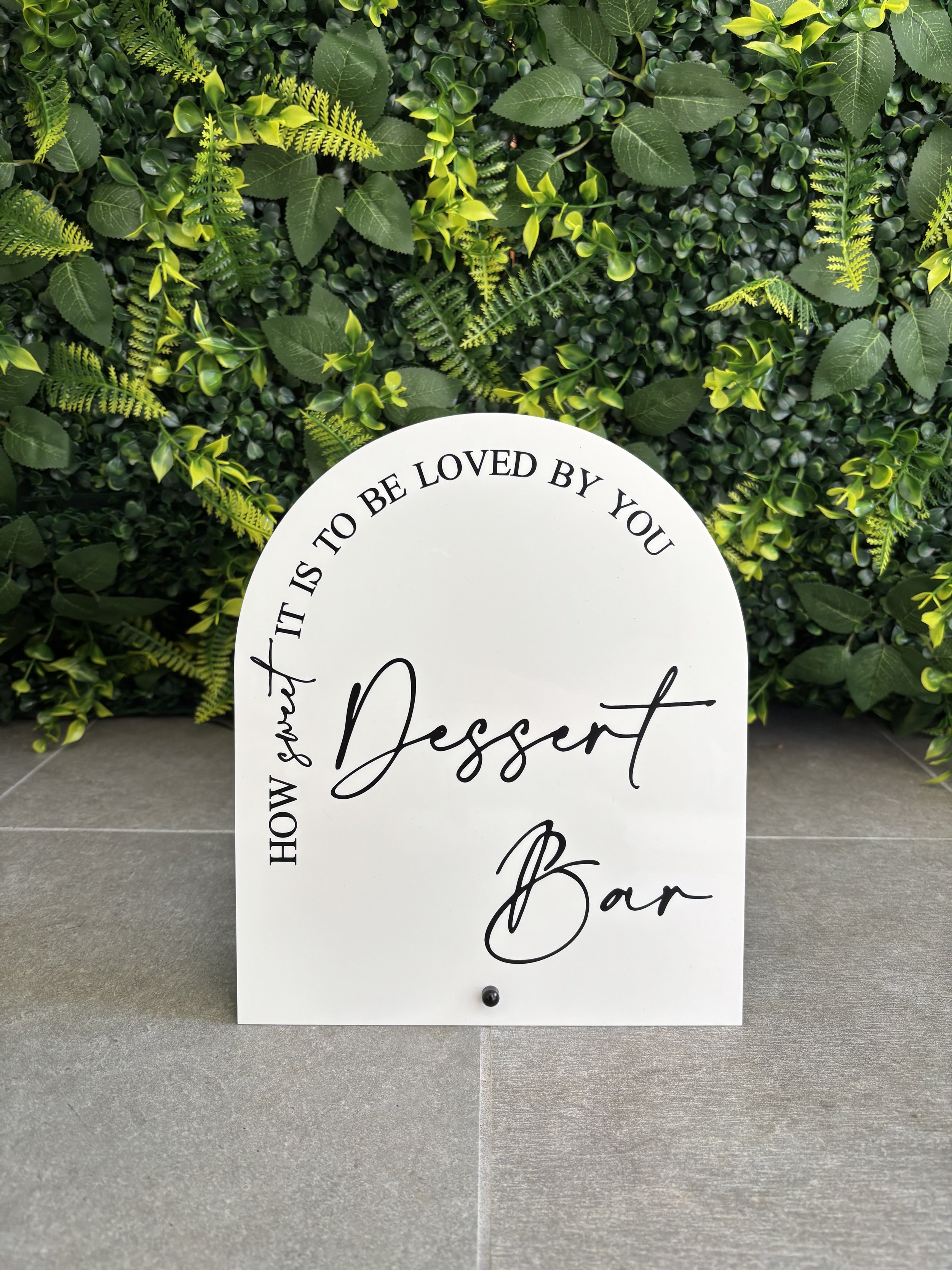 Dessert Bar sign - $2