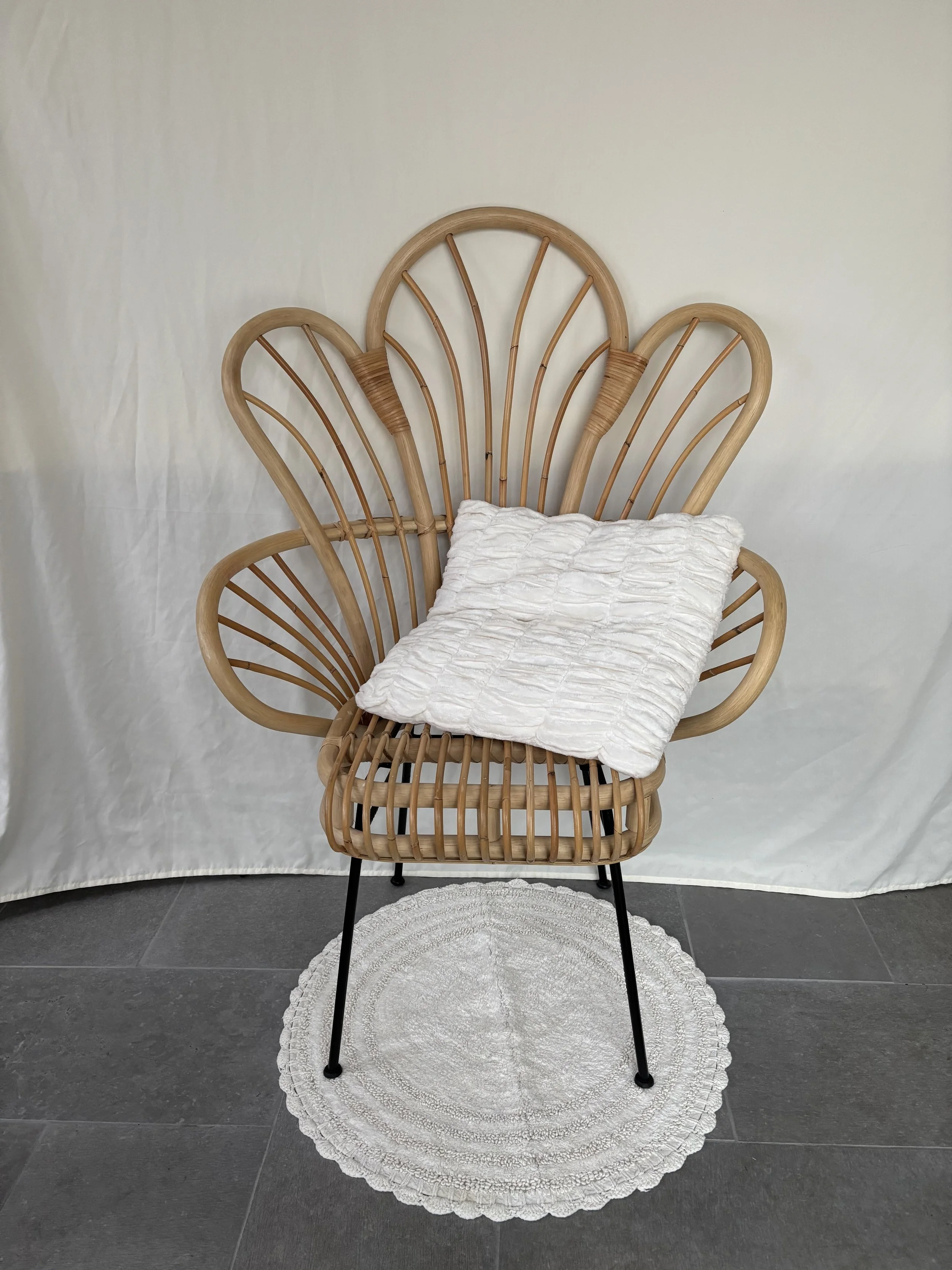 Flower Back Chair - $25