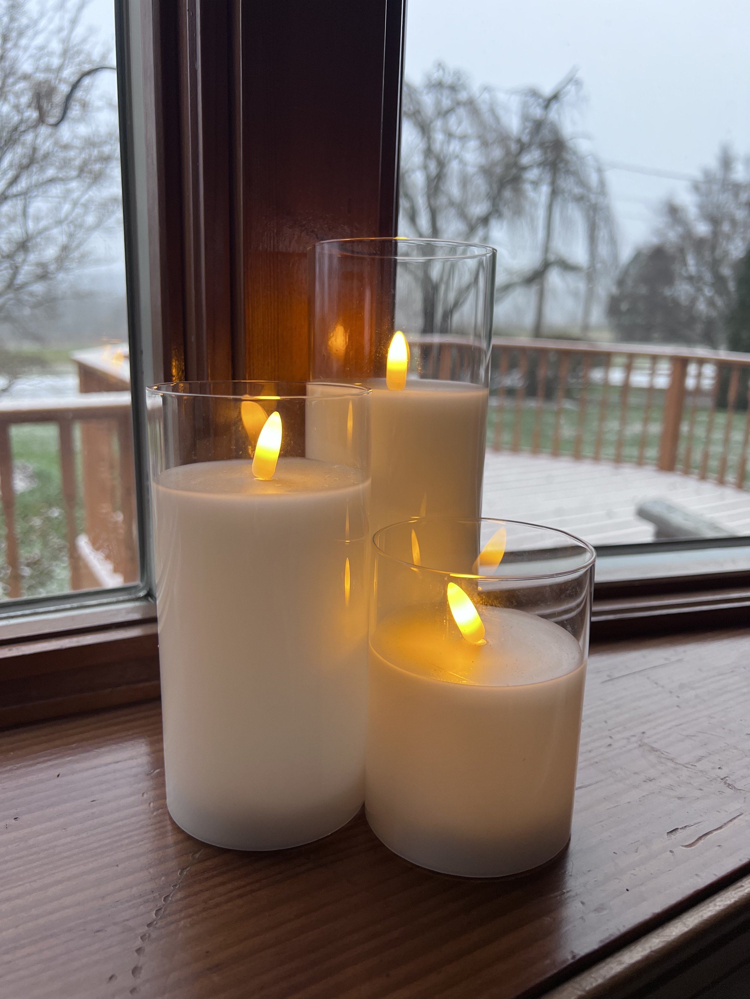 Battery candles, mixed sizes