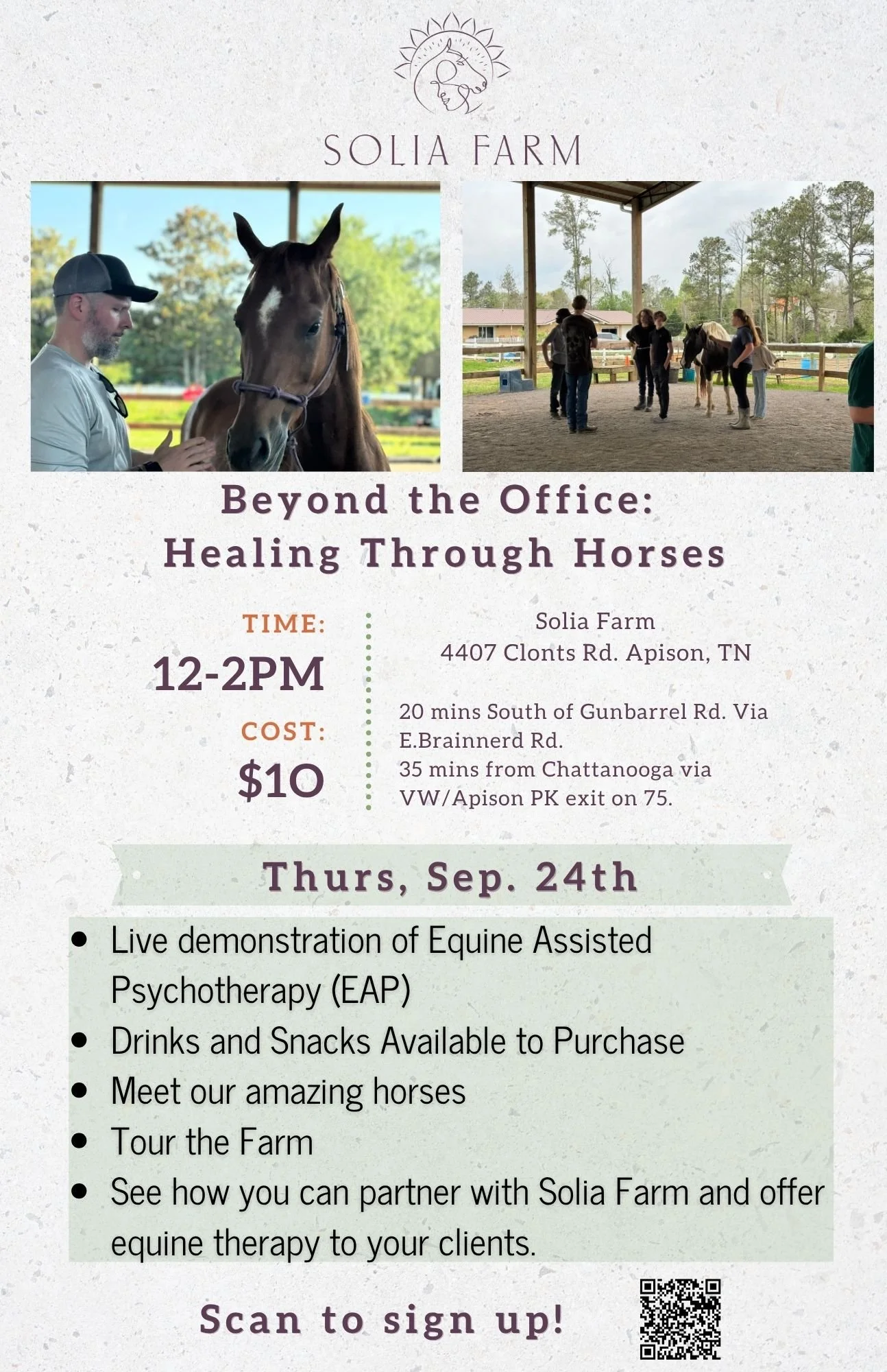 Professional open house. 