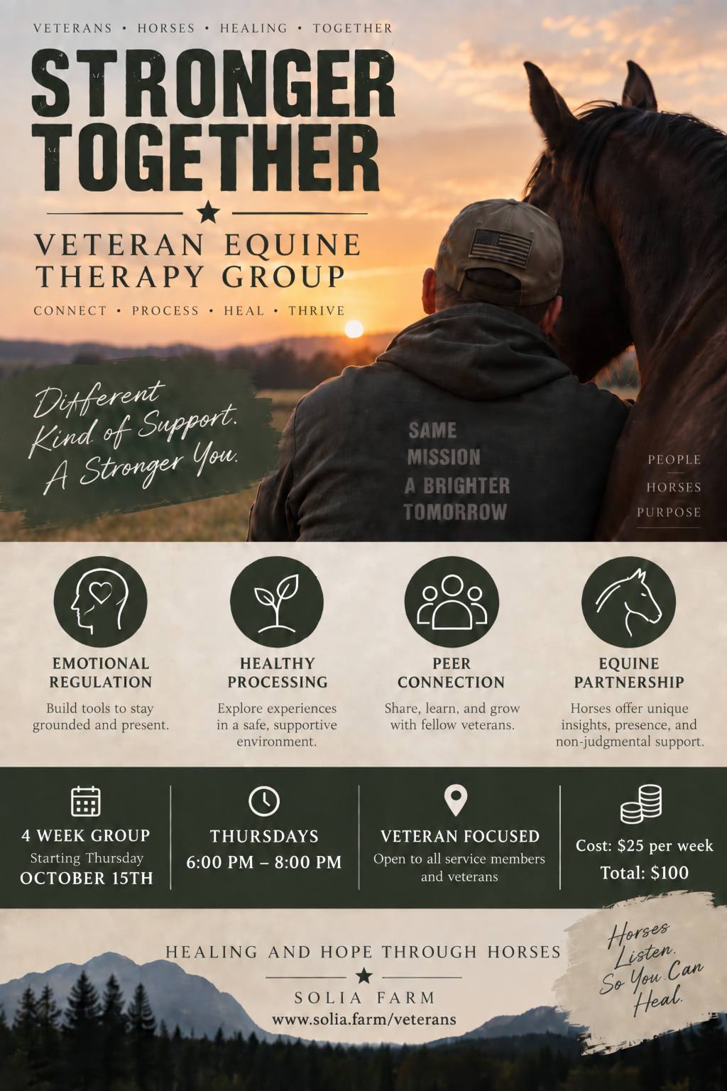 Stronger Together-Veterans 4 week Group