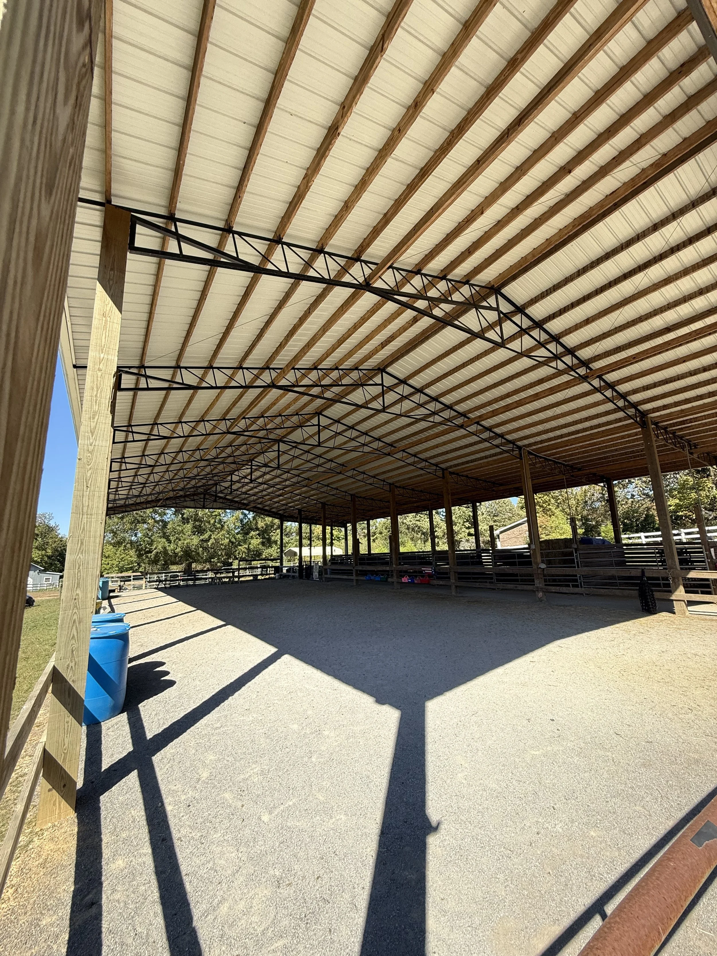 40' x 95' covered arena 