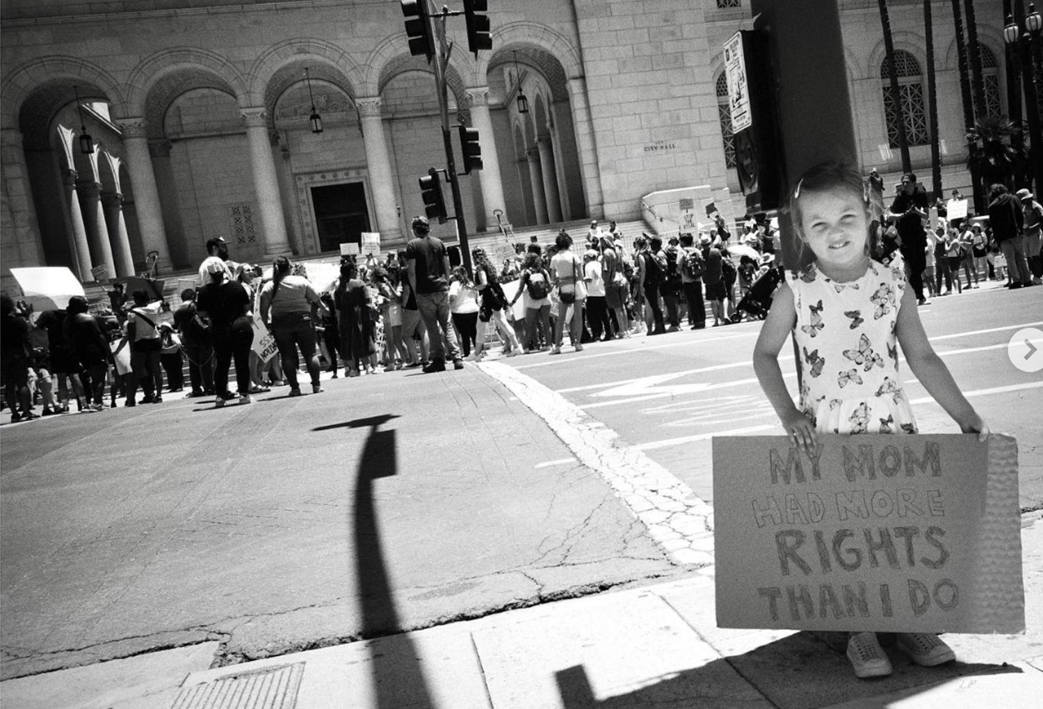 "Feminist Future (roe vs wade demonstration Los Angeles)" by Stephen Vanasco