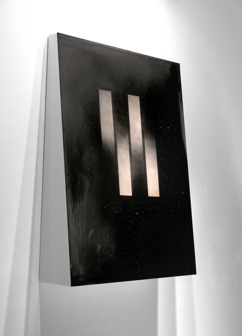 Monolith 1, 2016, Unique tintype photograph, 40 x 30"