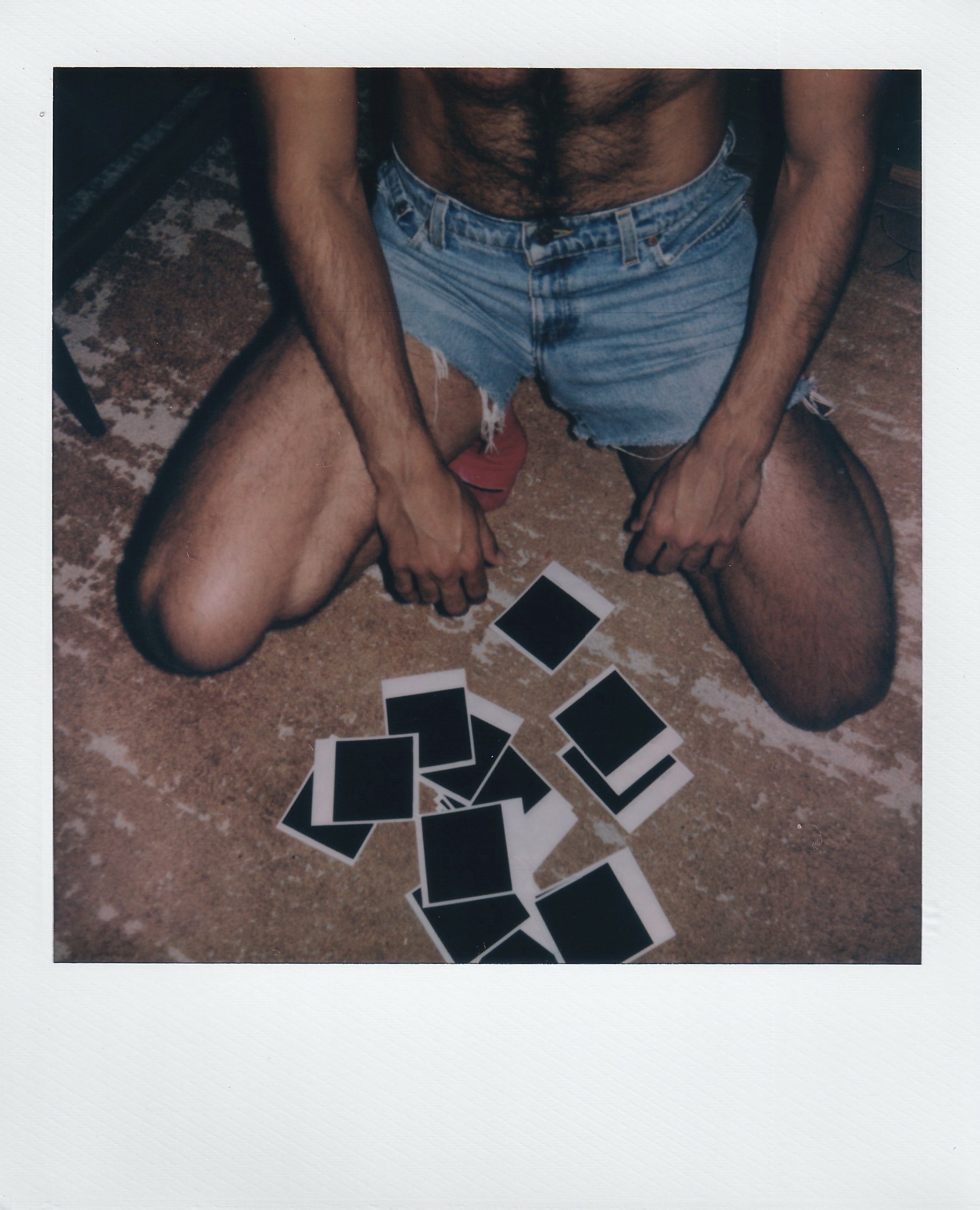 "Mikey with his Polaroids, 2021"
